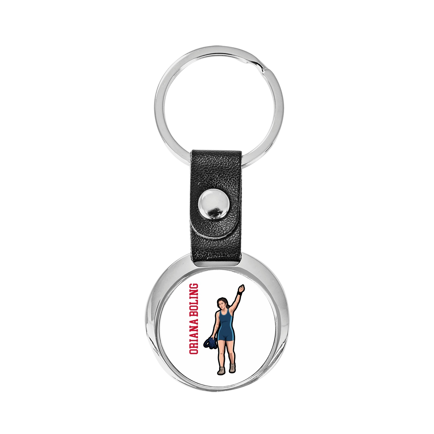 Key Chain — Name Vertical in Classic