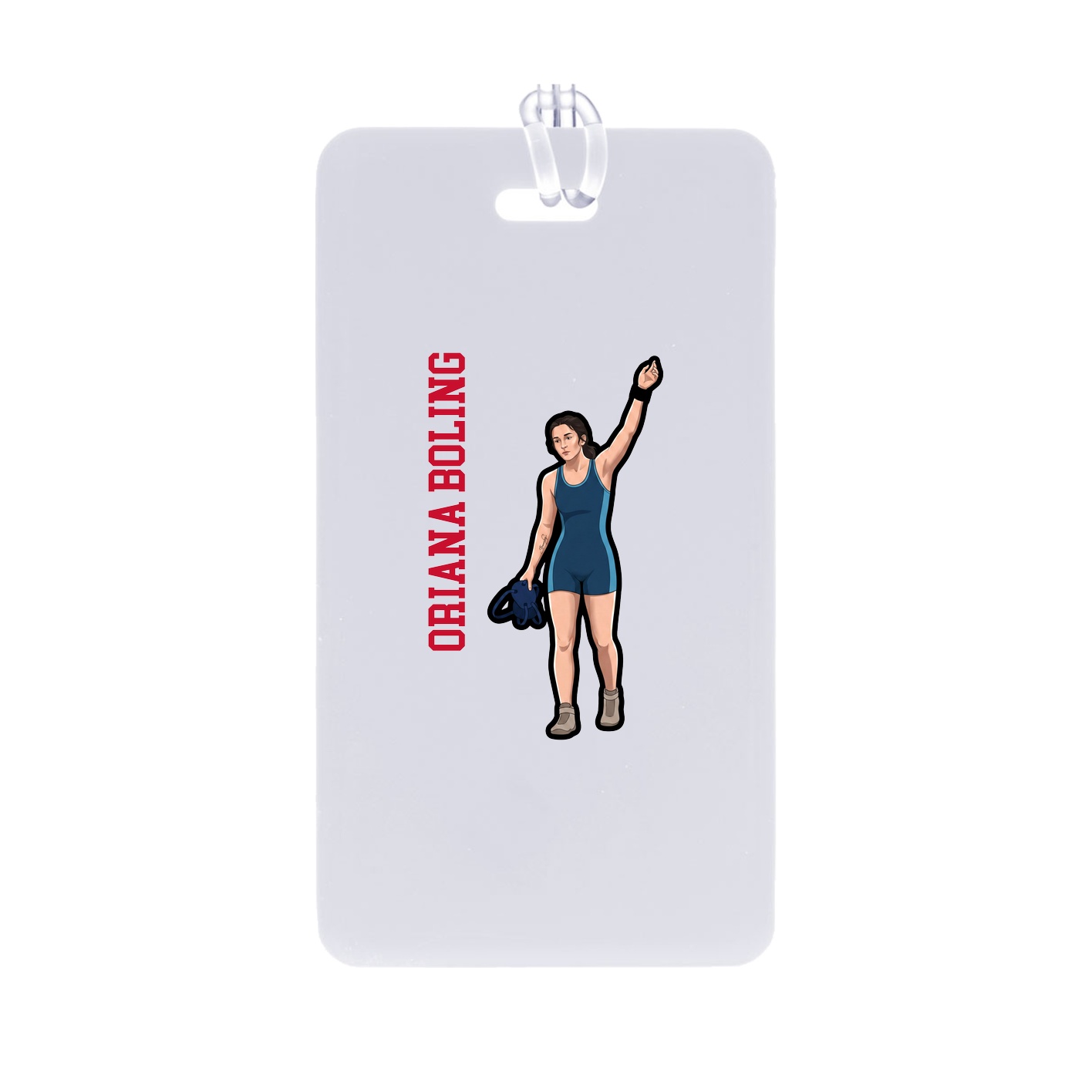 Bag Tag — Name Vertical in Classic