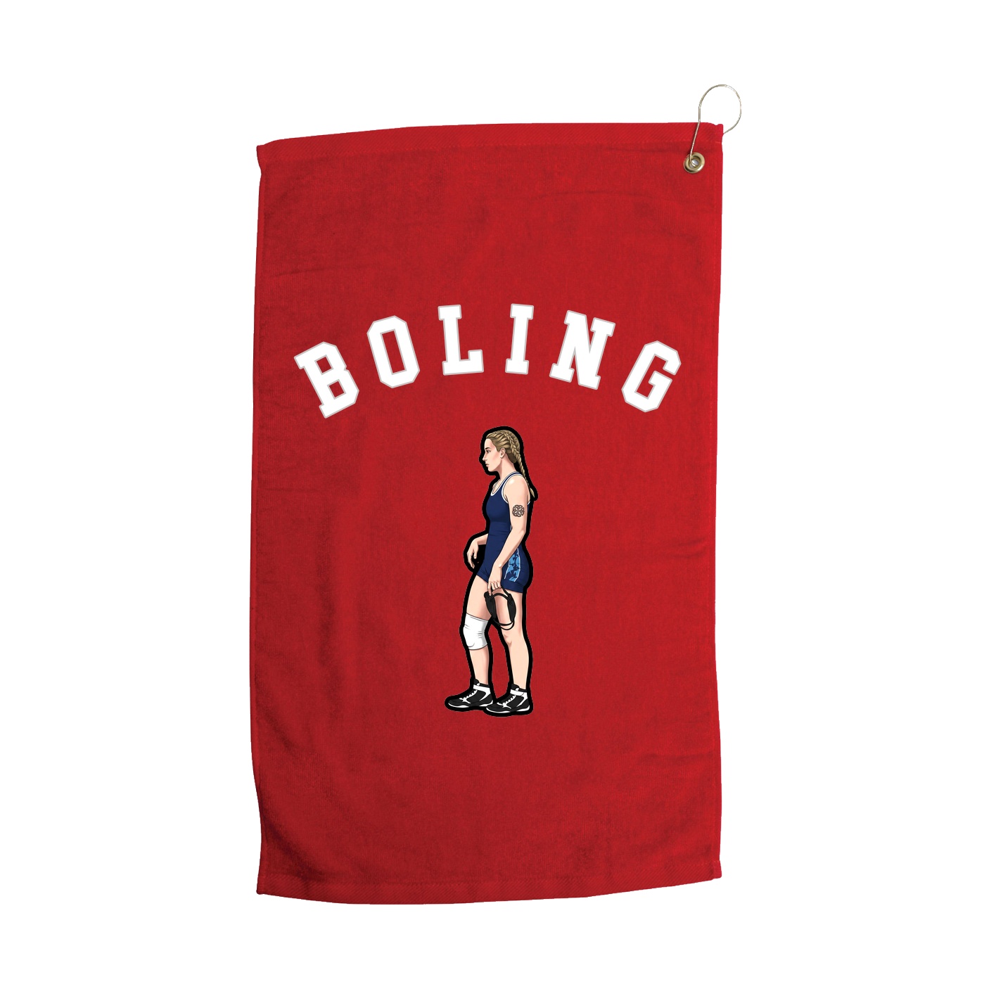 Golf Towel — Shirsey Arch in Red