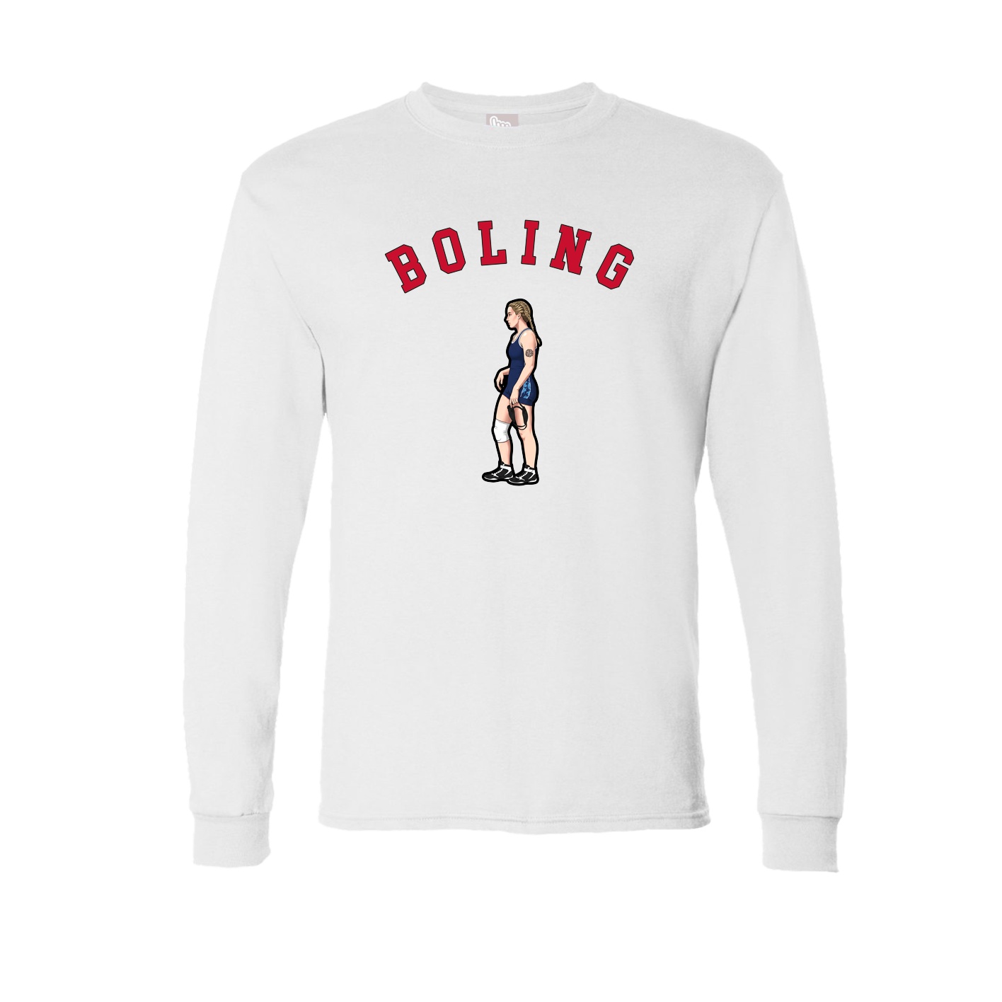 Long Sleeve Tee — Shirsey Arch in White