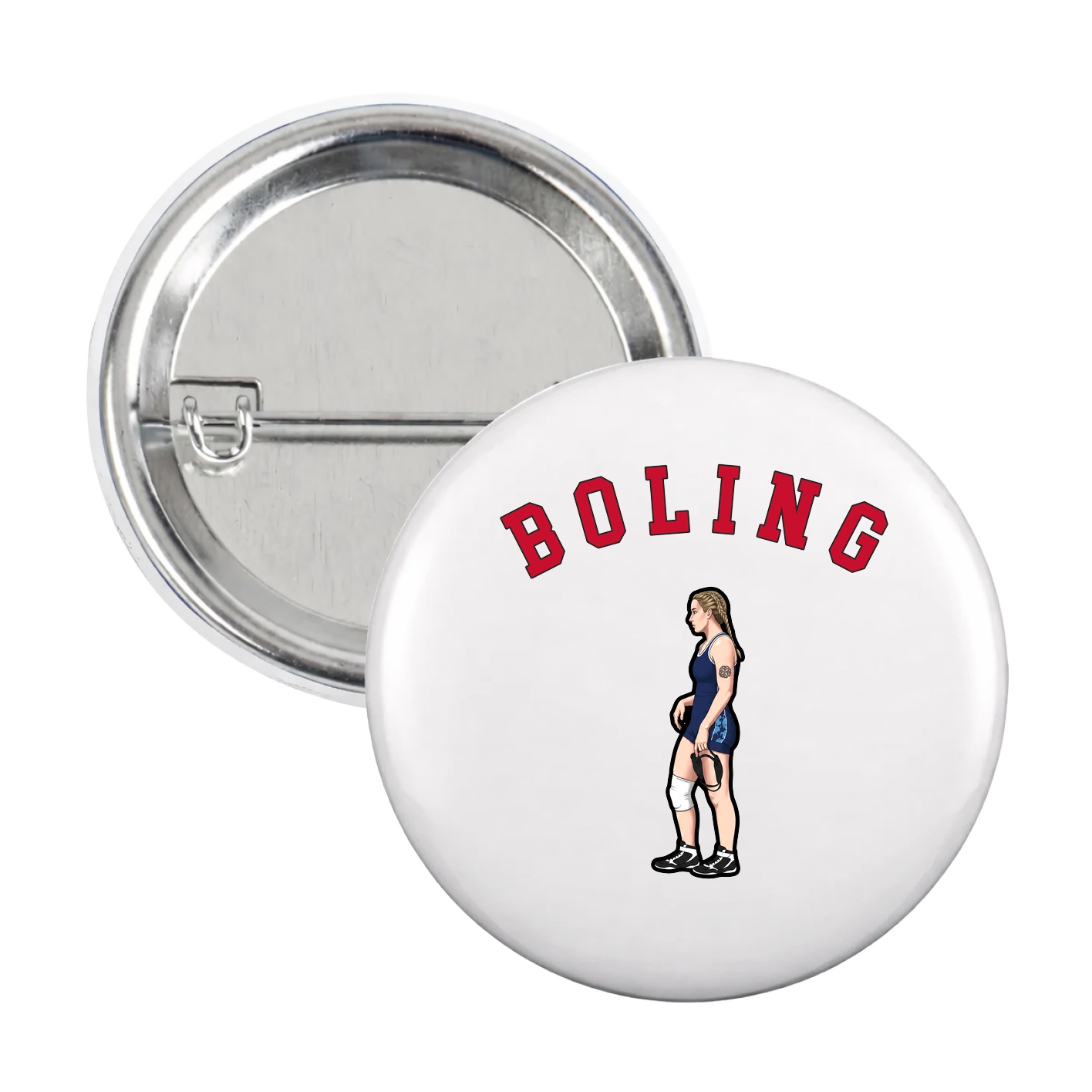 Game Day Button — Shirsey Arch in White
