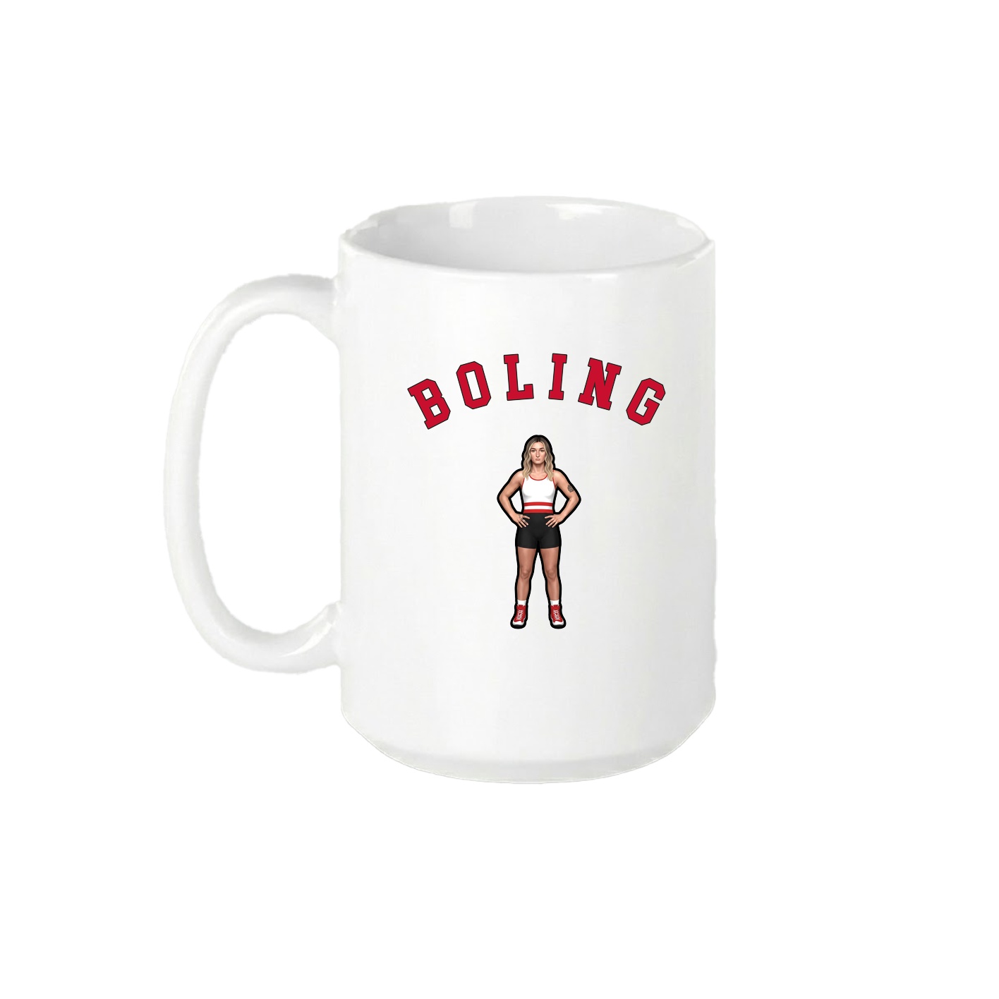 15oz Coffee Mug — Shirsey Arch in White