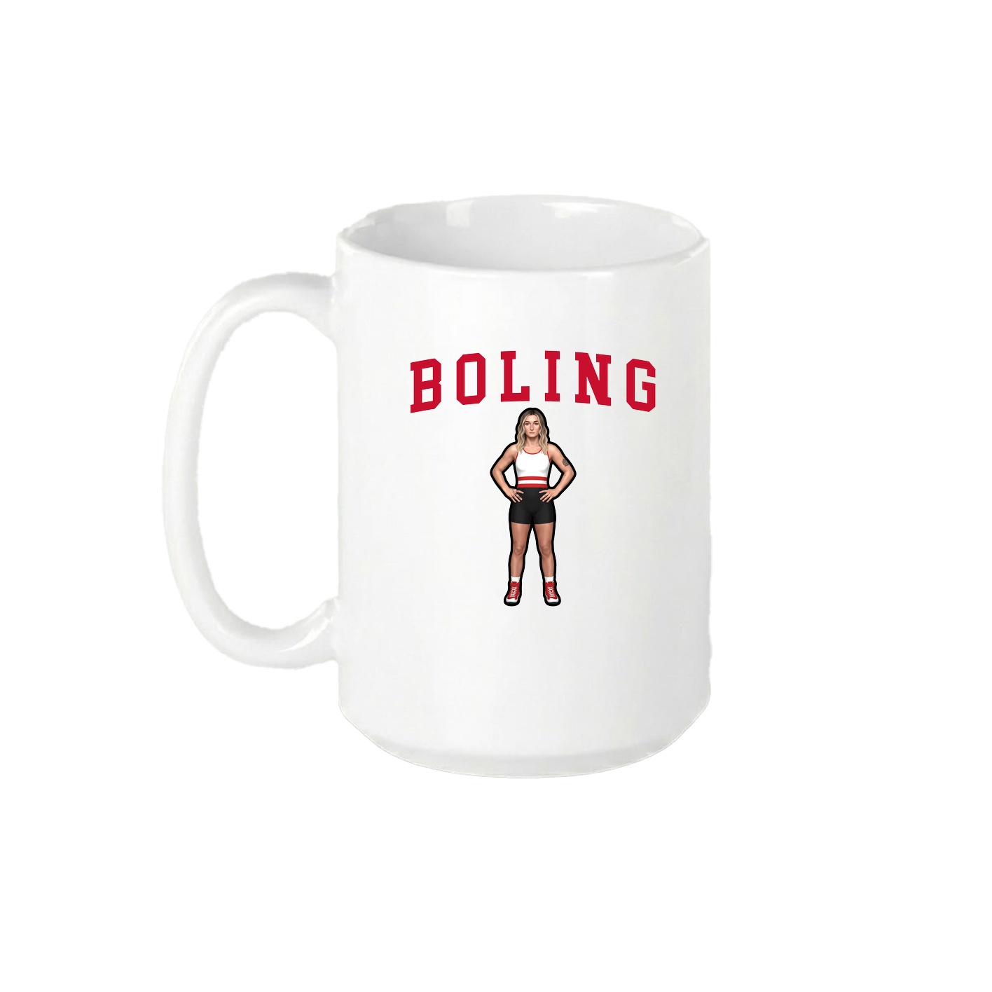 15oz Coffee Mug — Shirsey in White