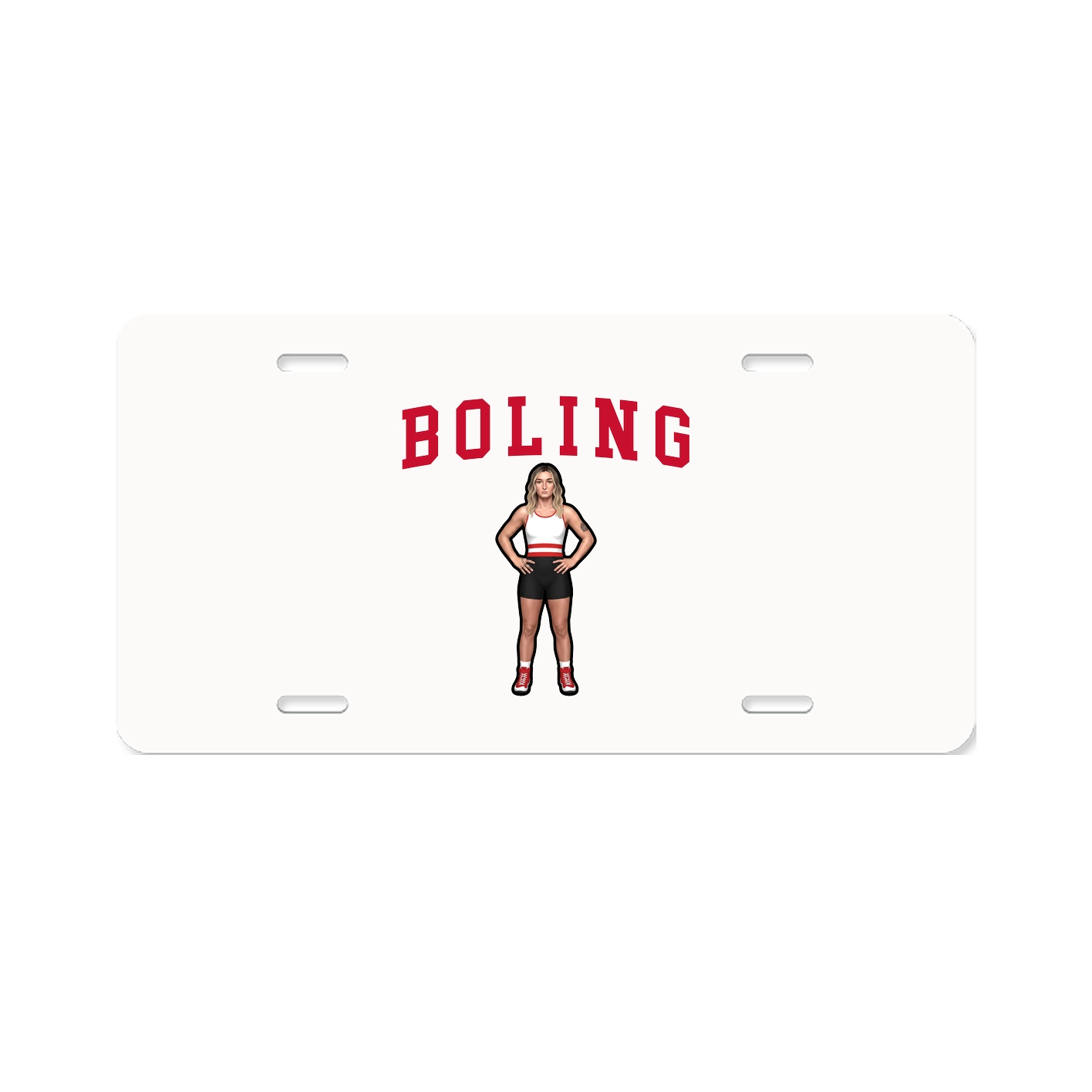 License Plate — Shirsey in Classic