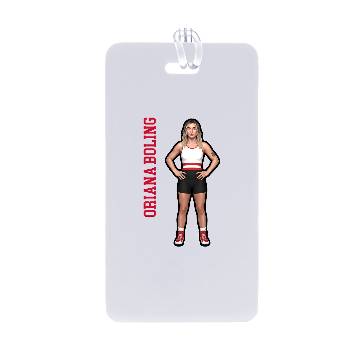 Bag Tag — Name Vertical in Classic