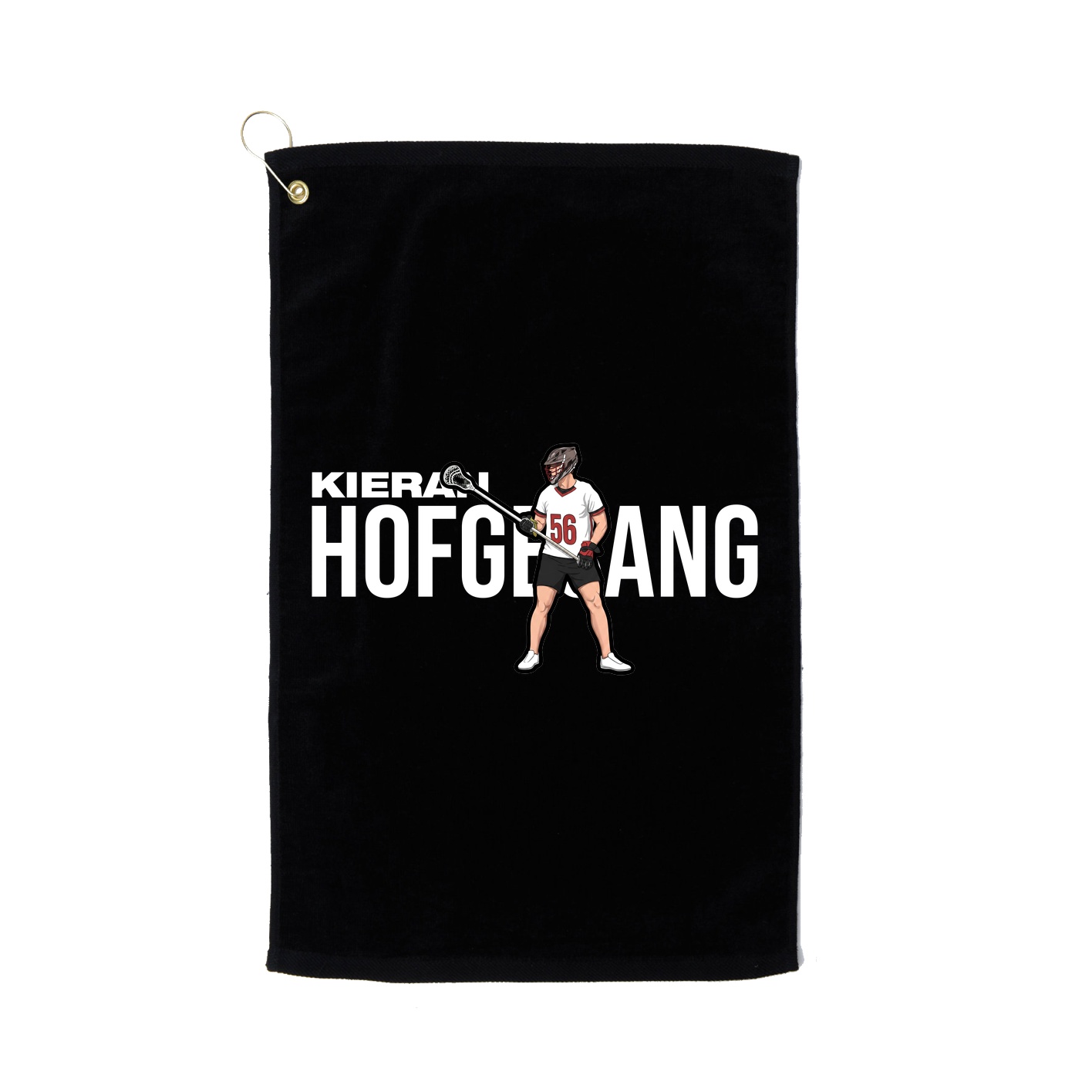 Golf Towel — Player Name in Black