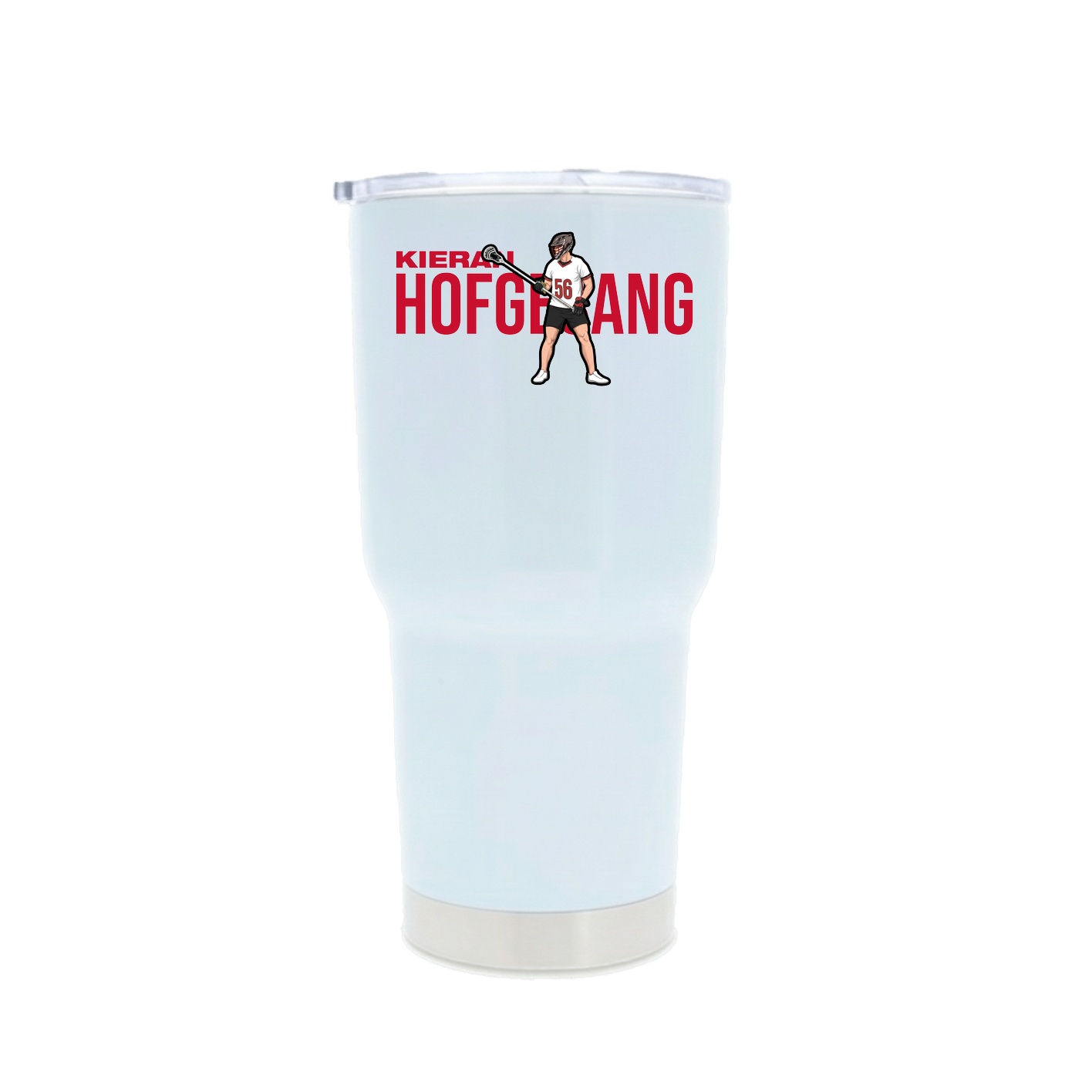 30oz Stainless Steel Tumbler — Player Name in White