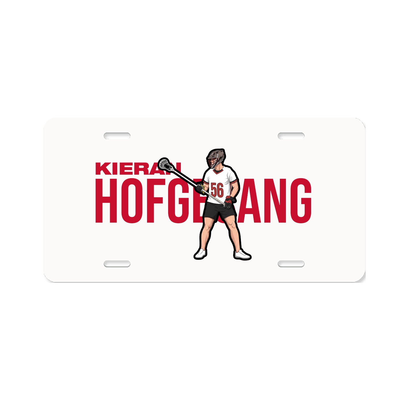 License Plate — Player Name in Classic