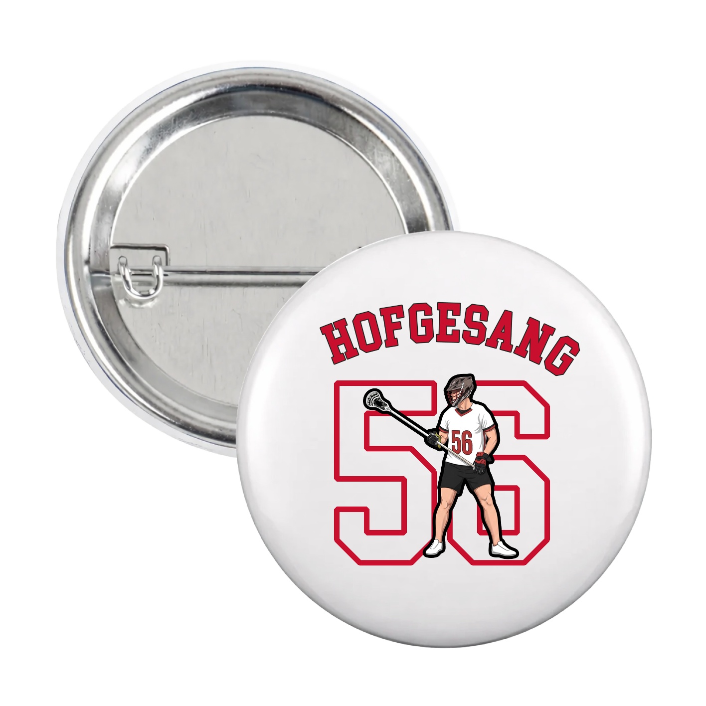 Game Day Button — Shirsey Arch in White