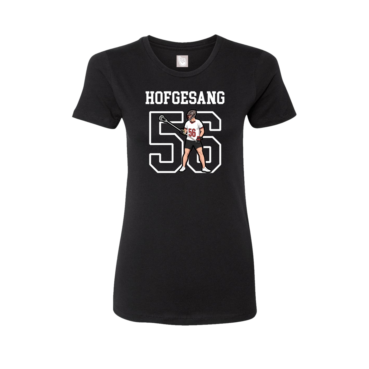 Fitted Women's Tee — Shirsey in Black