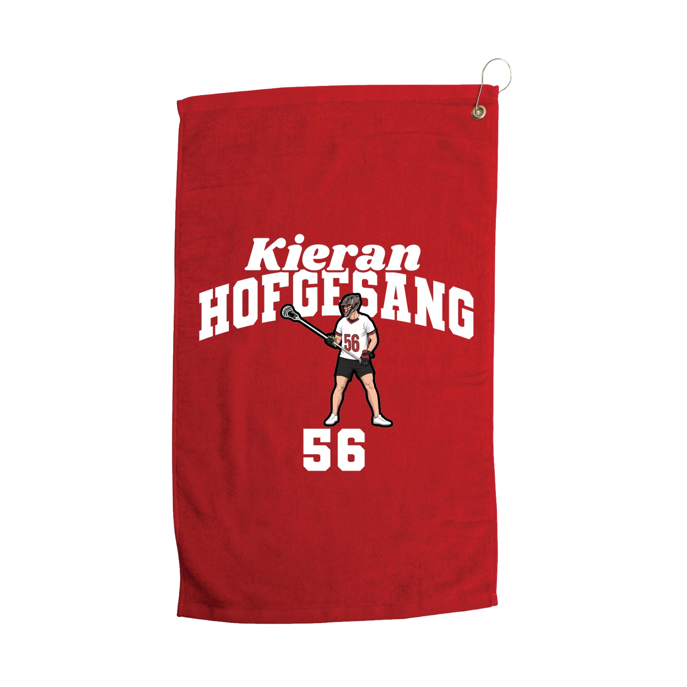 Golf Towel — Signature Arch in Red