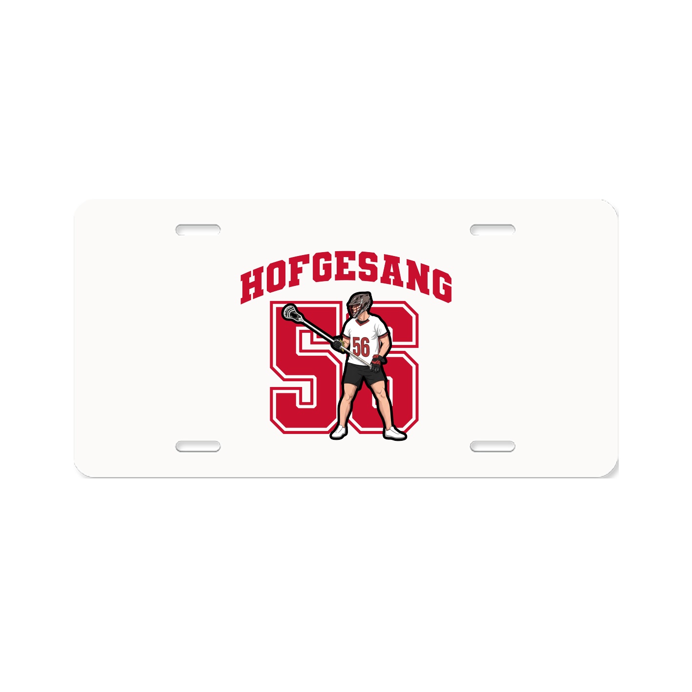 License Plate — Number in Classic