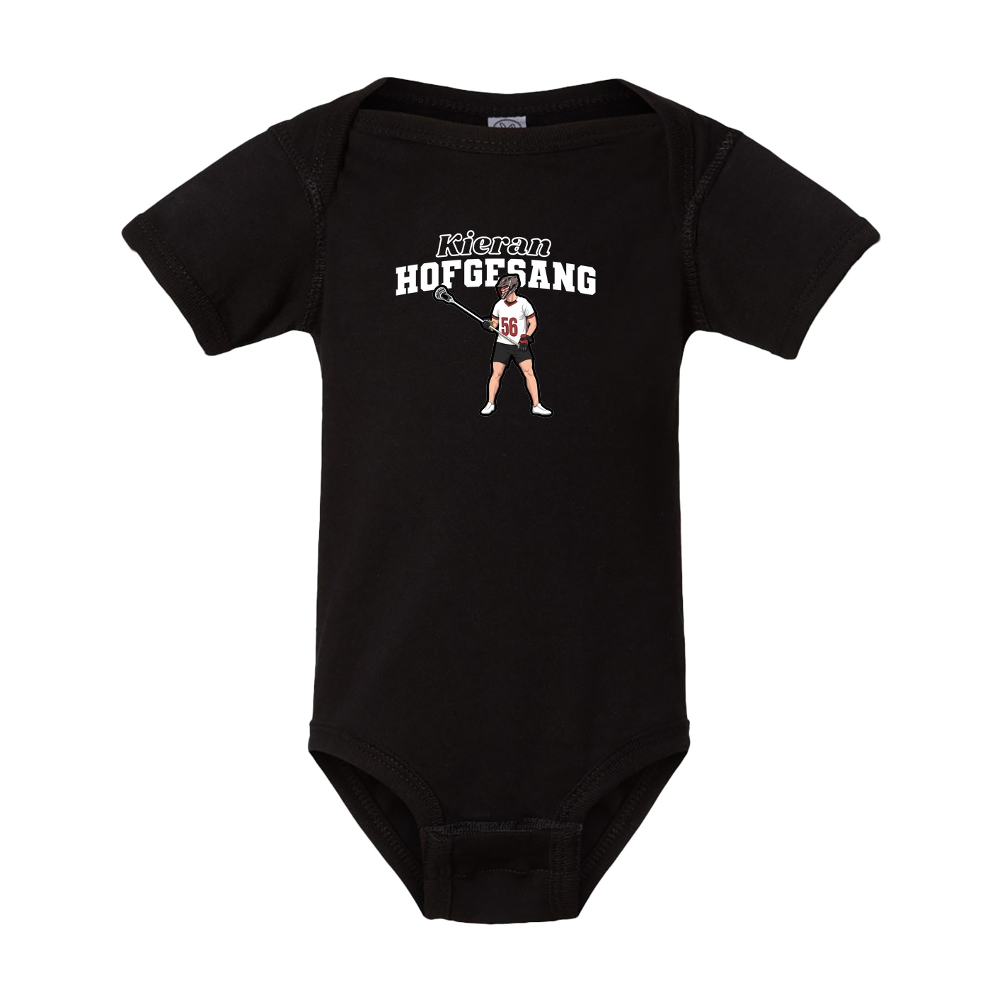 Baby Onesie — Name Arch in Black