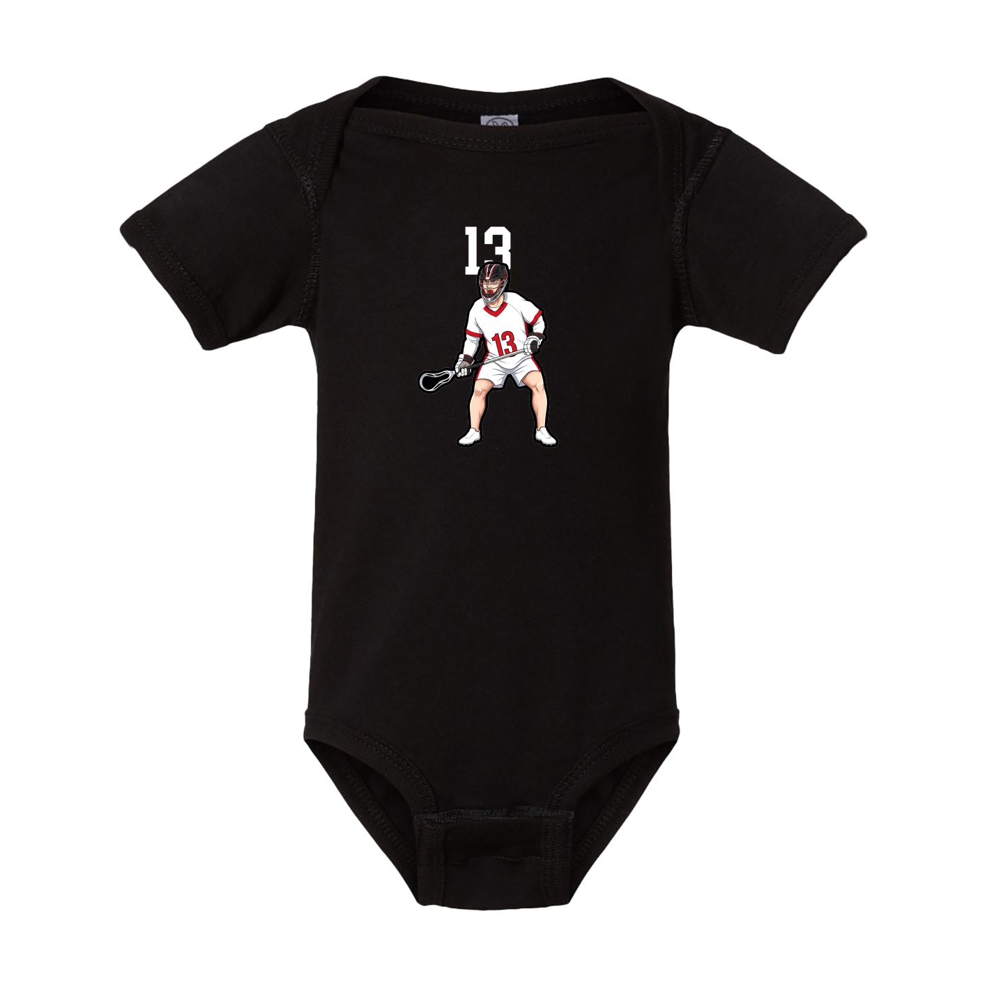Baby Onesie — Number Top in Black