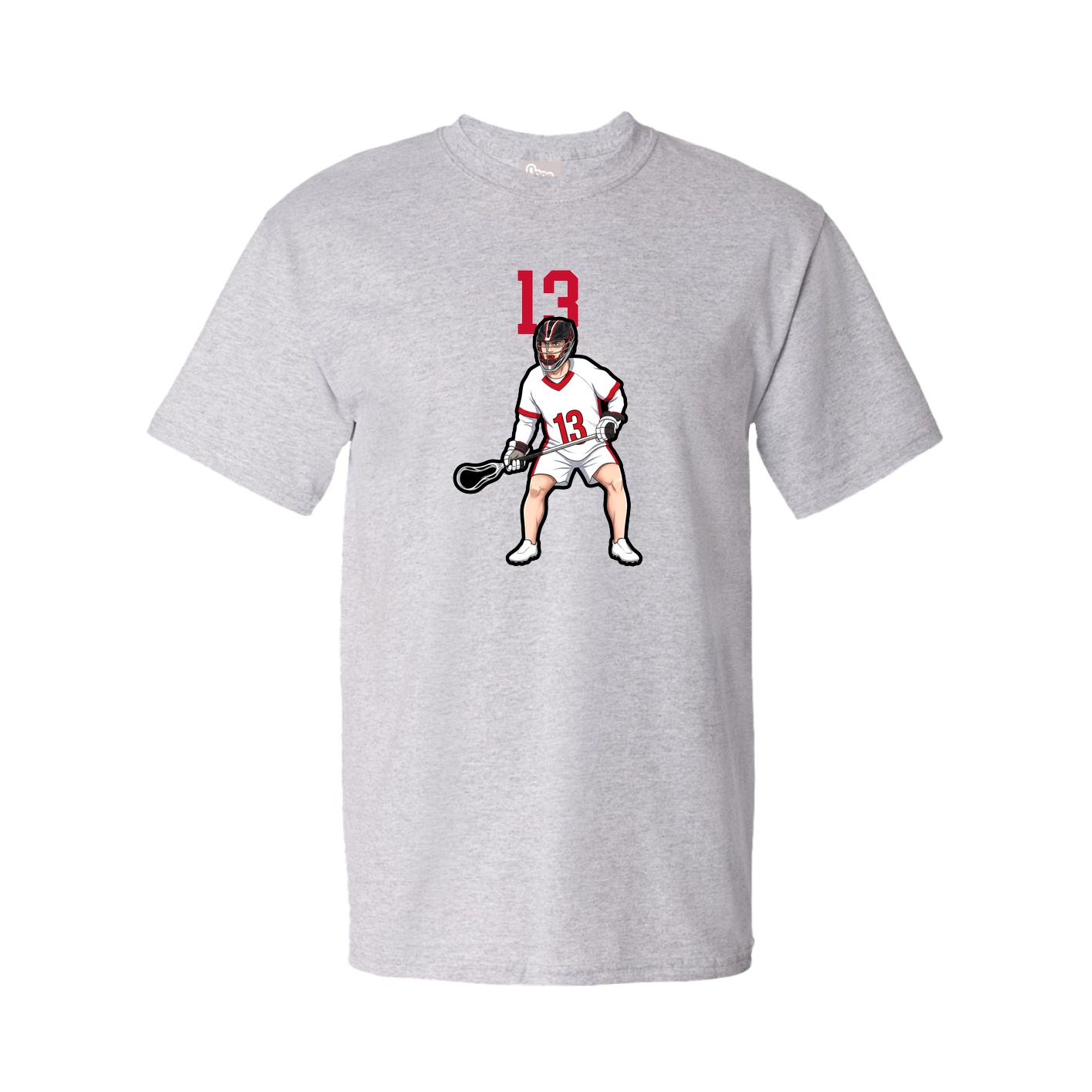 Tee — Number Top in Grey
