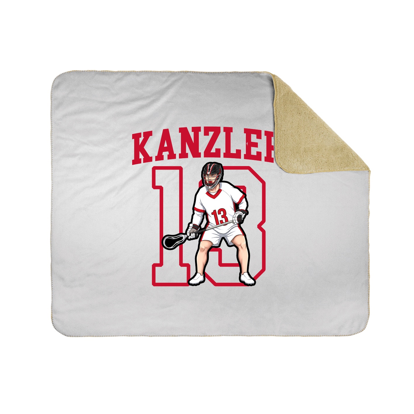 Throw Blanket — Shirsey in White