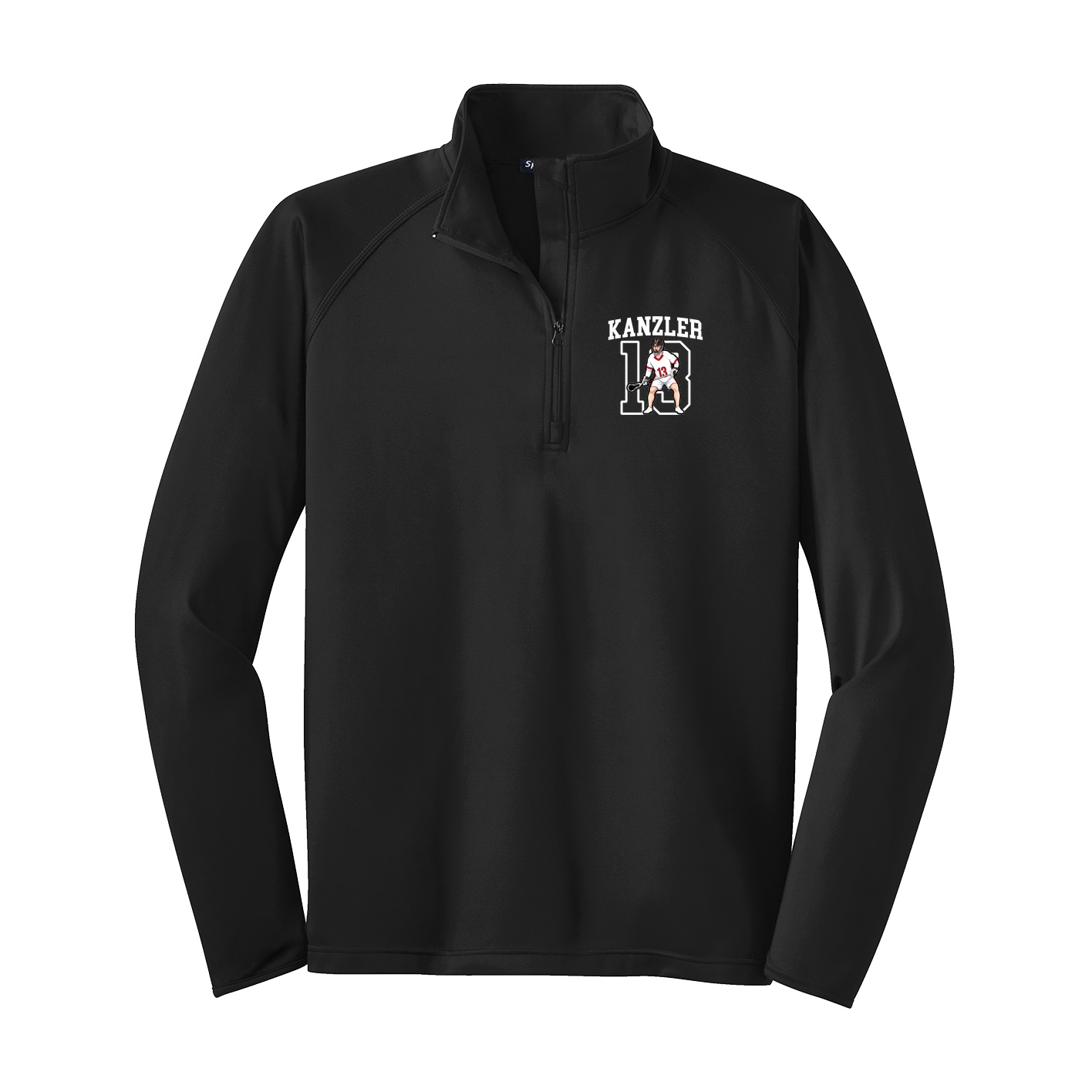 Q-Zip Pullover — Shirsey in Black