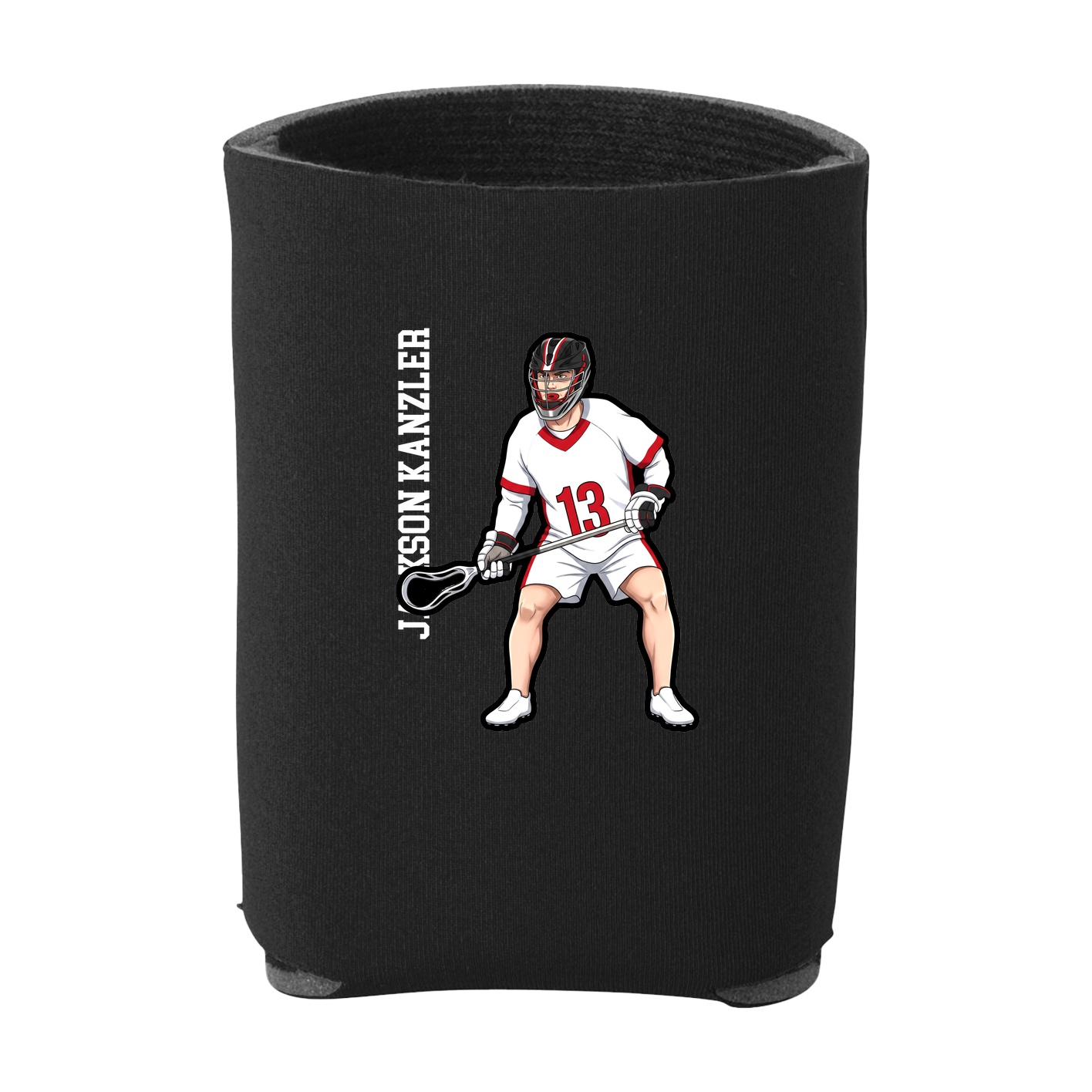Can Holder — Name Vertical in Black