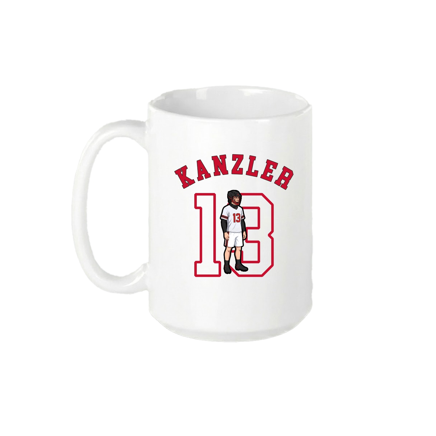 15oz Coffee Mug — Shirsey Arch in White