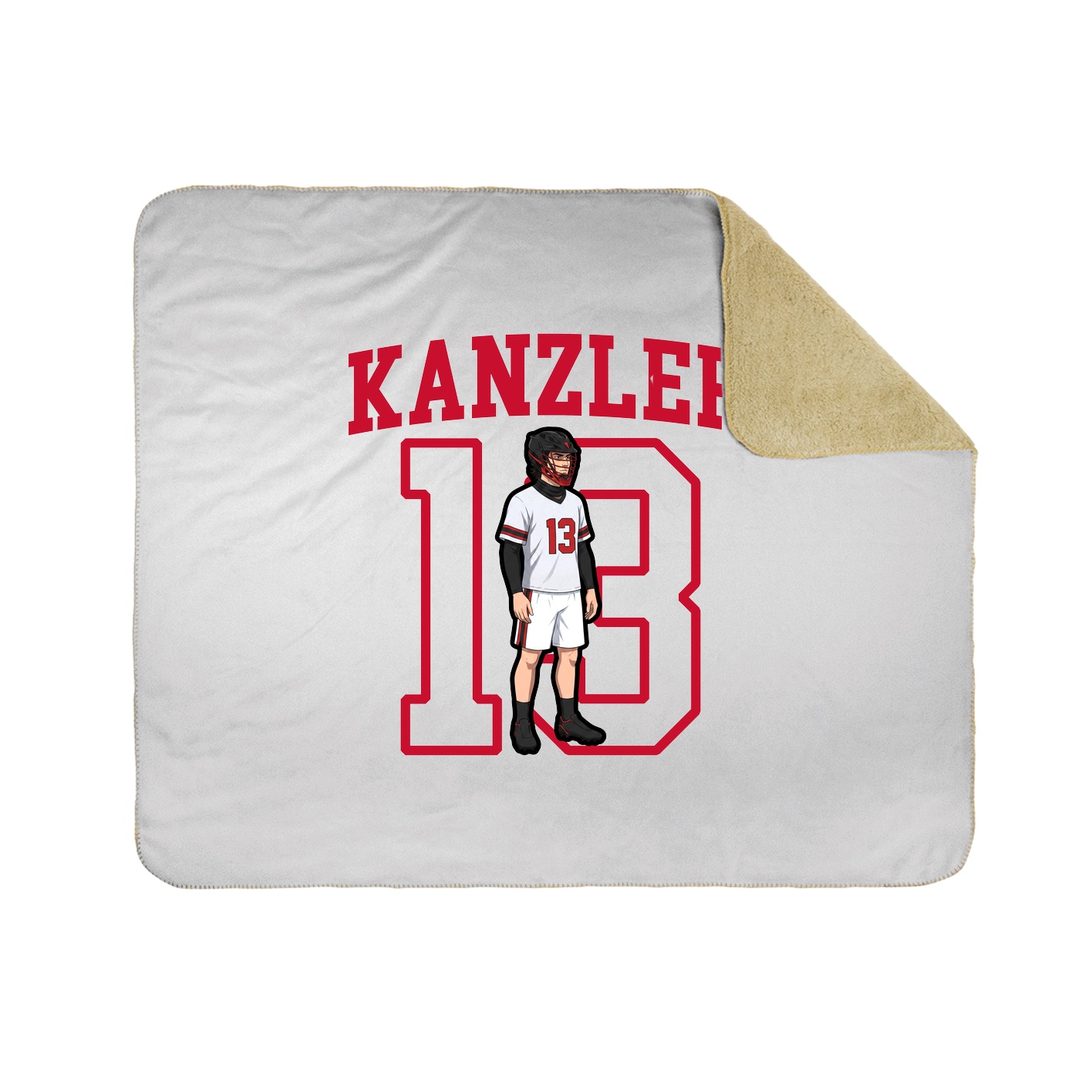 Throw Blanket — Shirsey in White