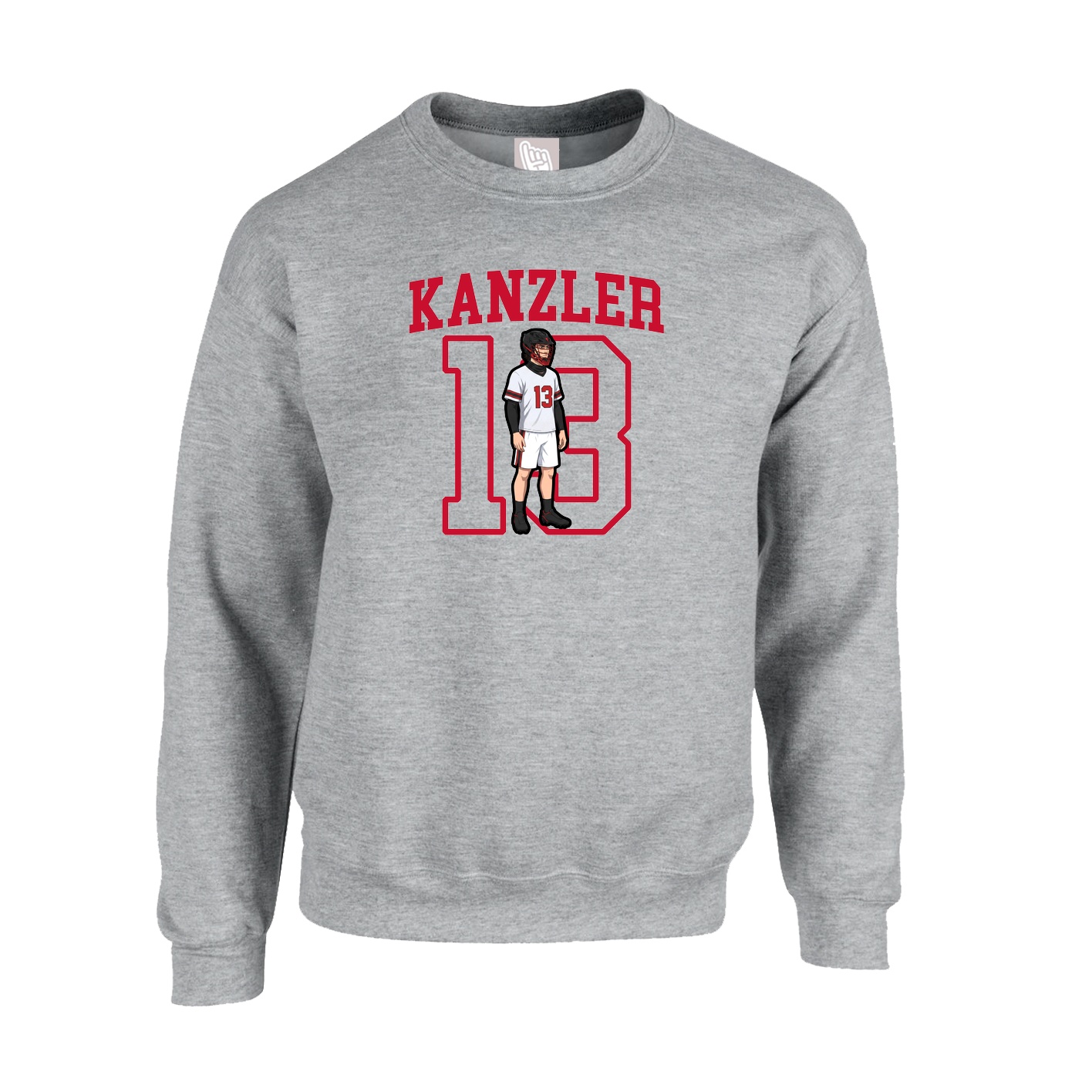 Fleece Crew — Shirsey in Grey
