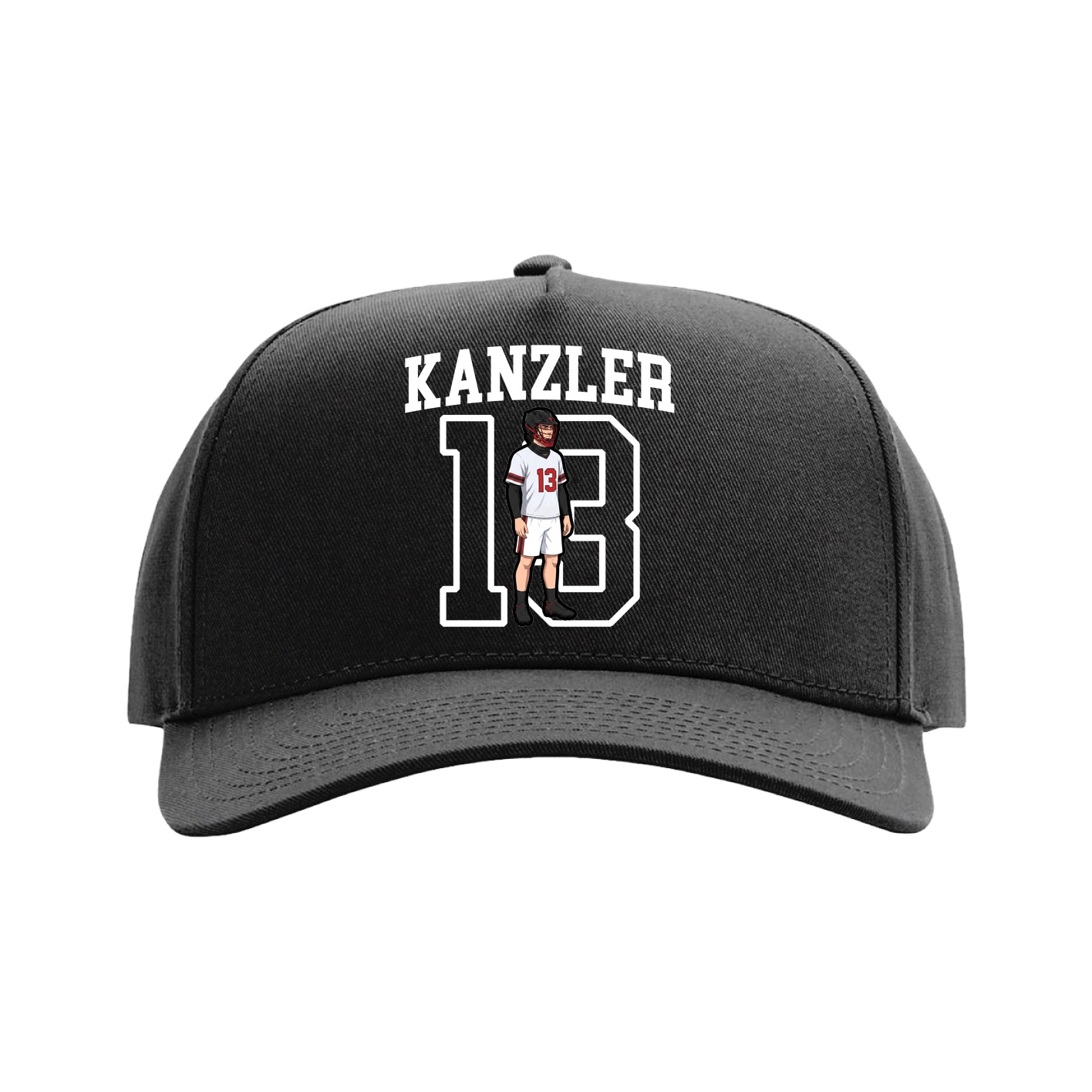 Full Fabric Five-Panel Champ Cap
