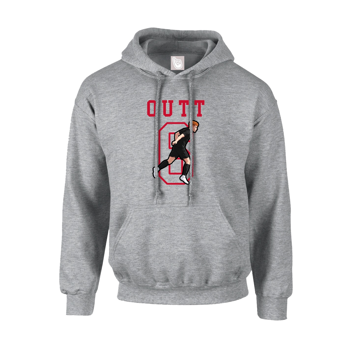 Hoodie — Shirsey in Grey
