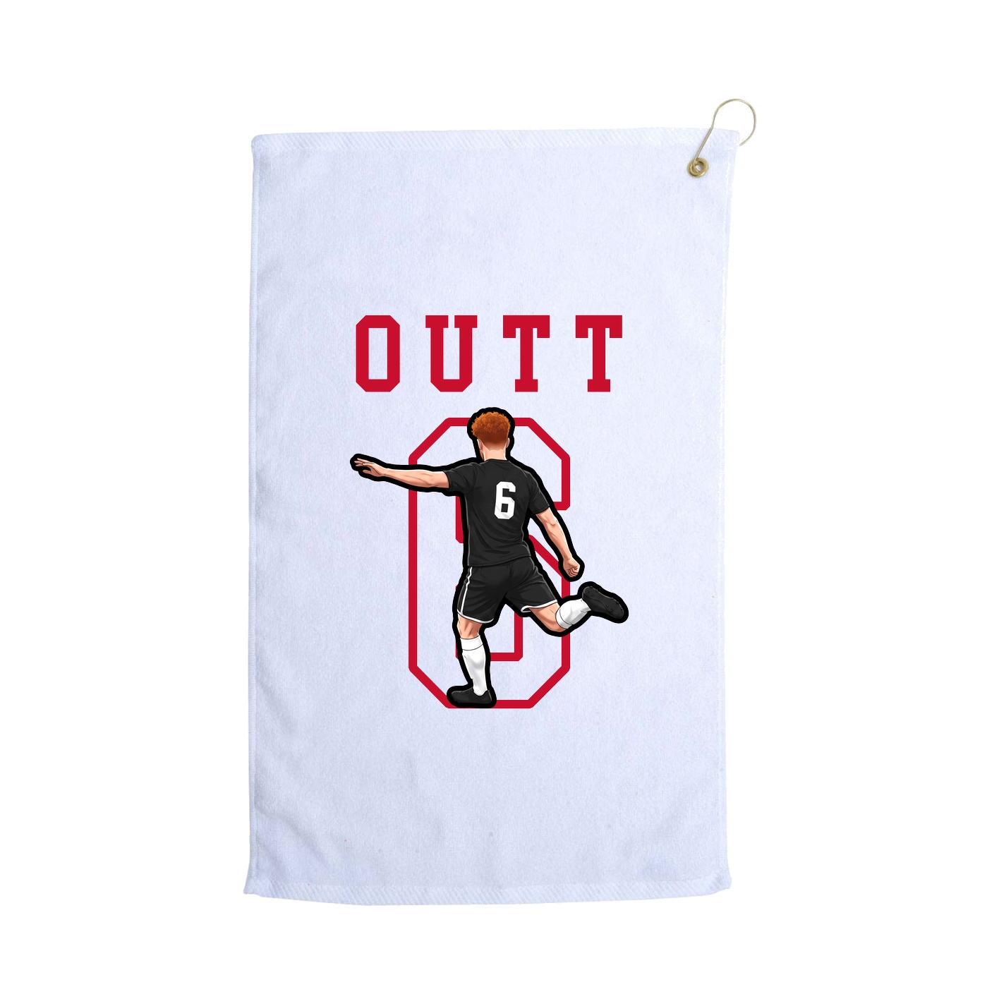 Golf Towel — Shirsey in White