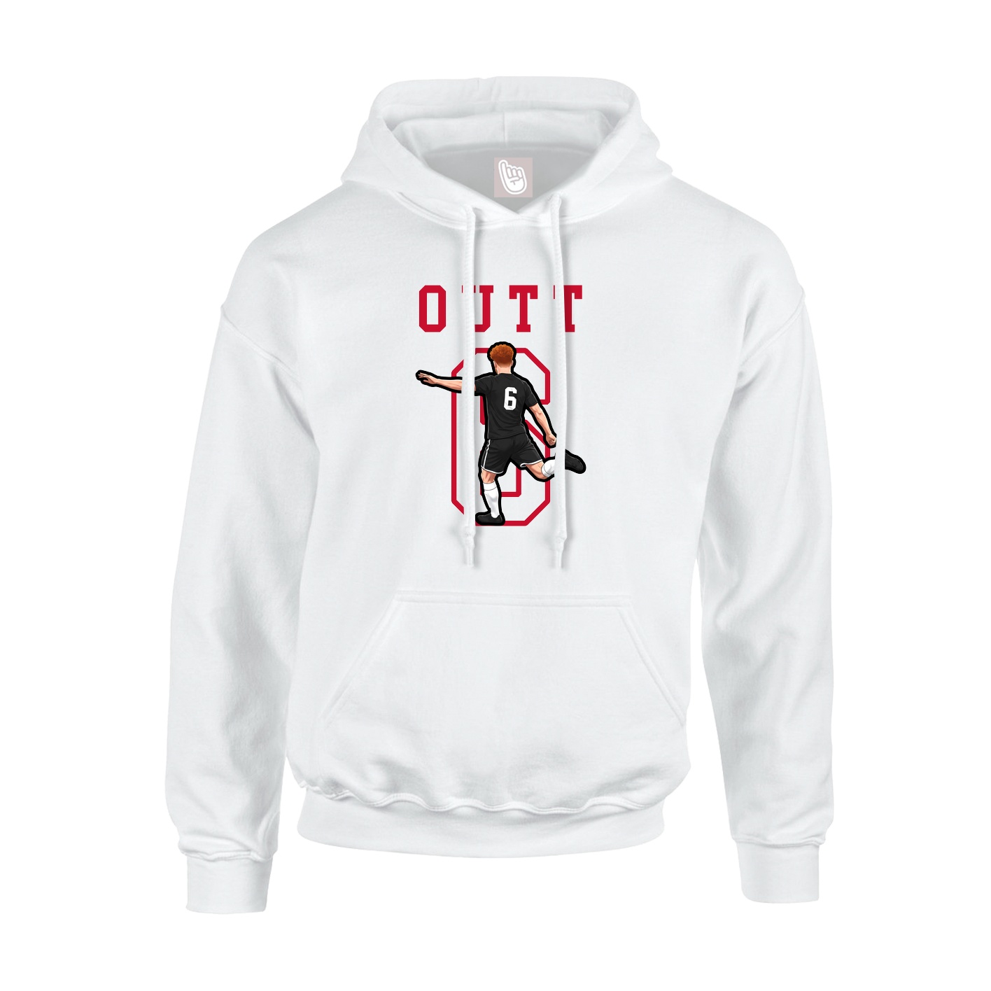 Hoodie — Shirsey in White