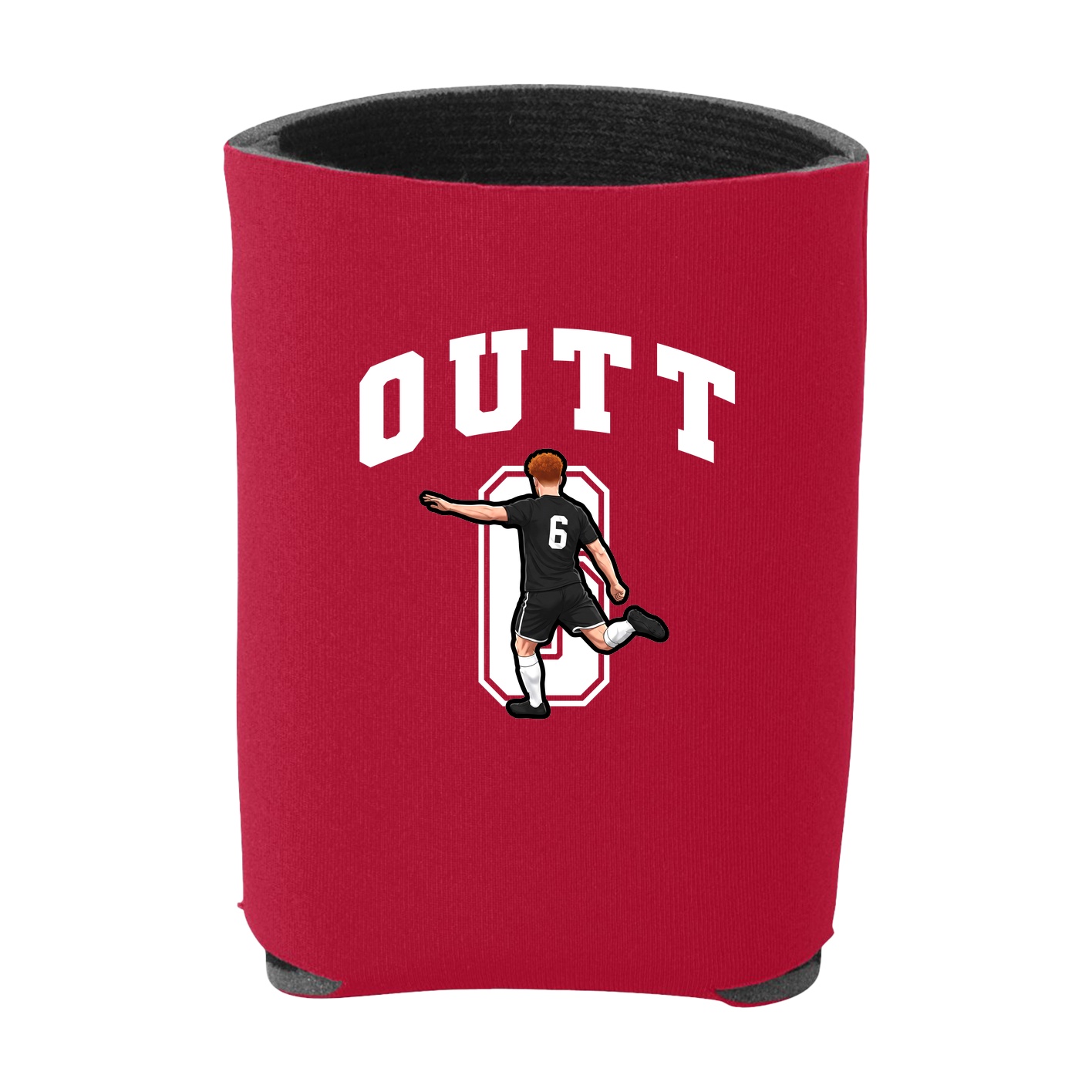 Can Holder — Number in Red