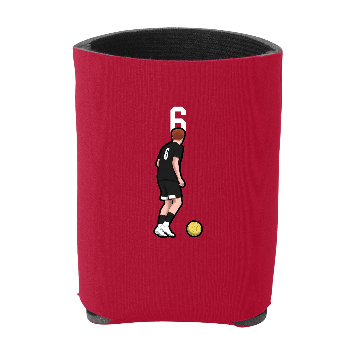Can Holder — Number Top in Red