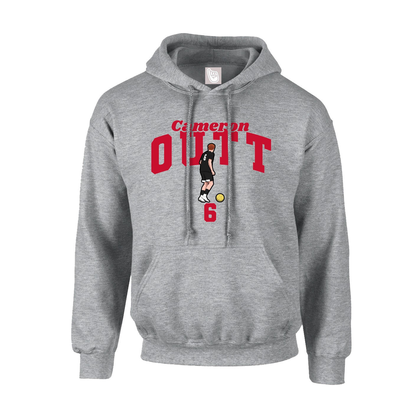 Hoodie — Signature Arch in Grey