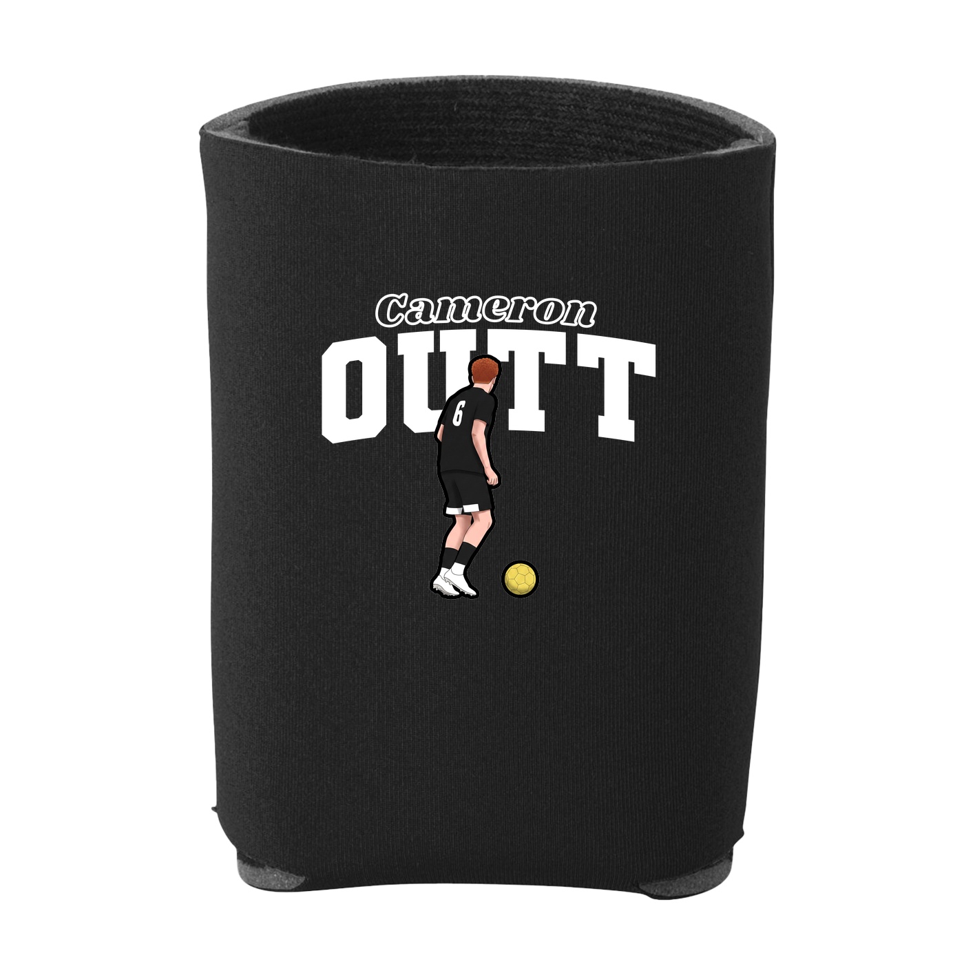 Can Holder — Name Arch in Black
