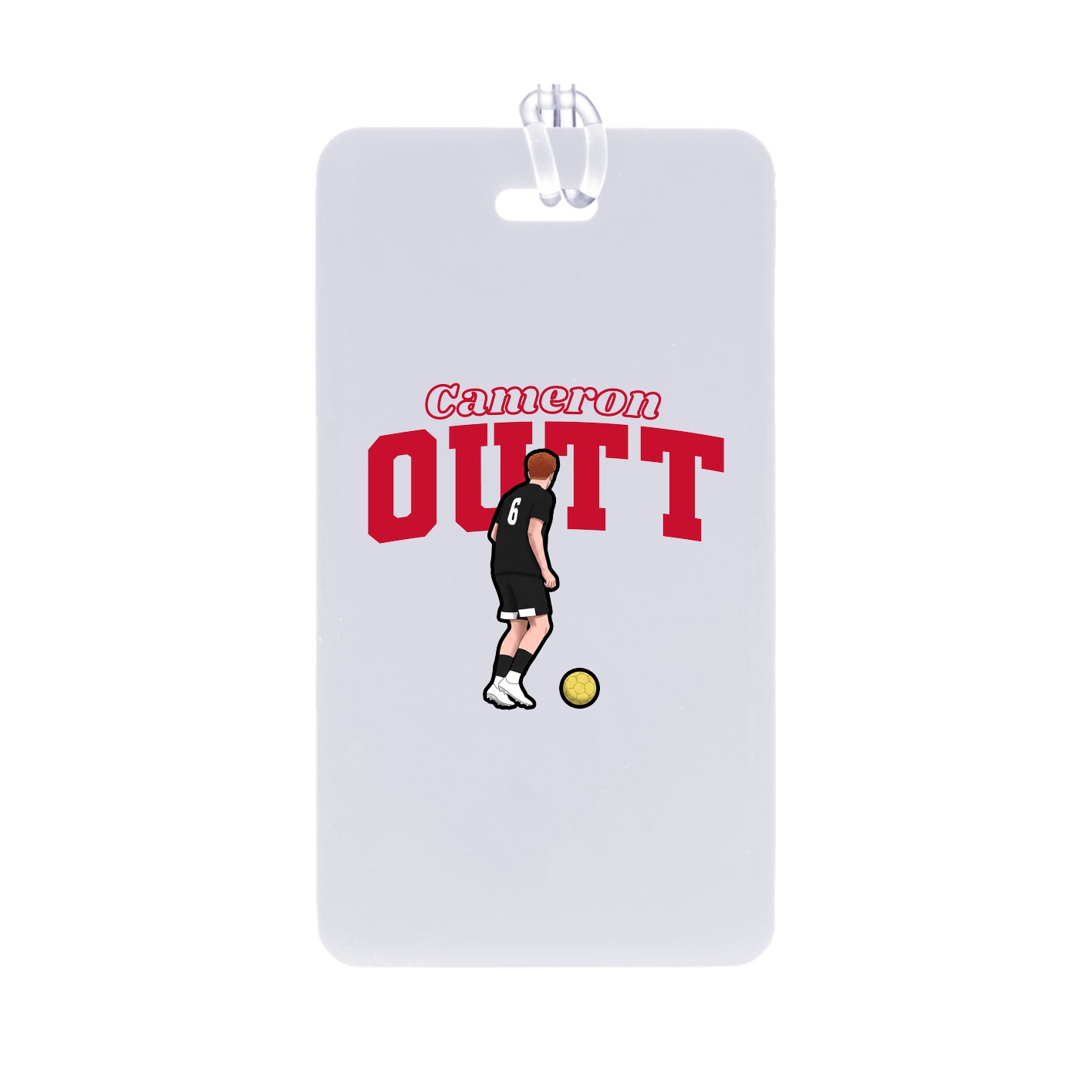 Bag Tag — Name Arch in Classic