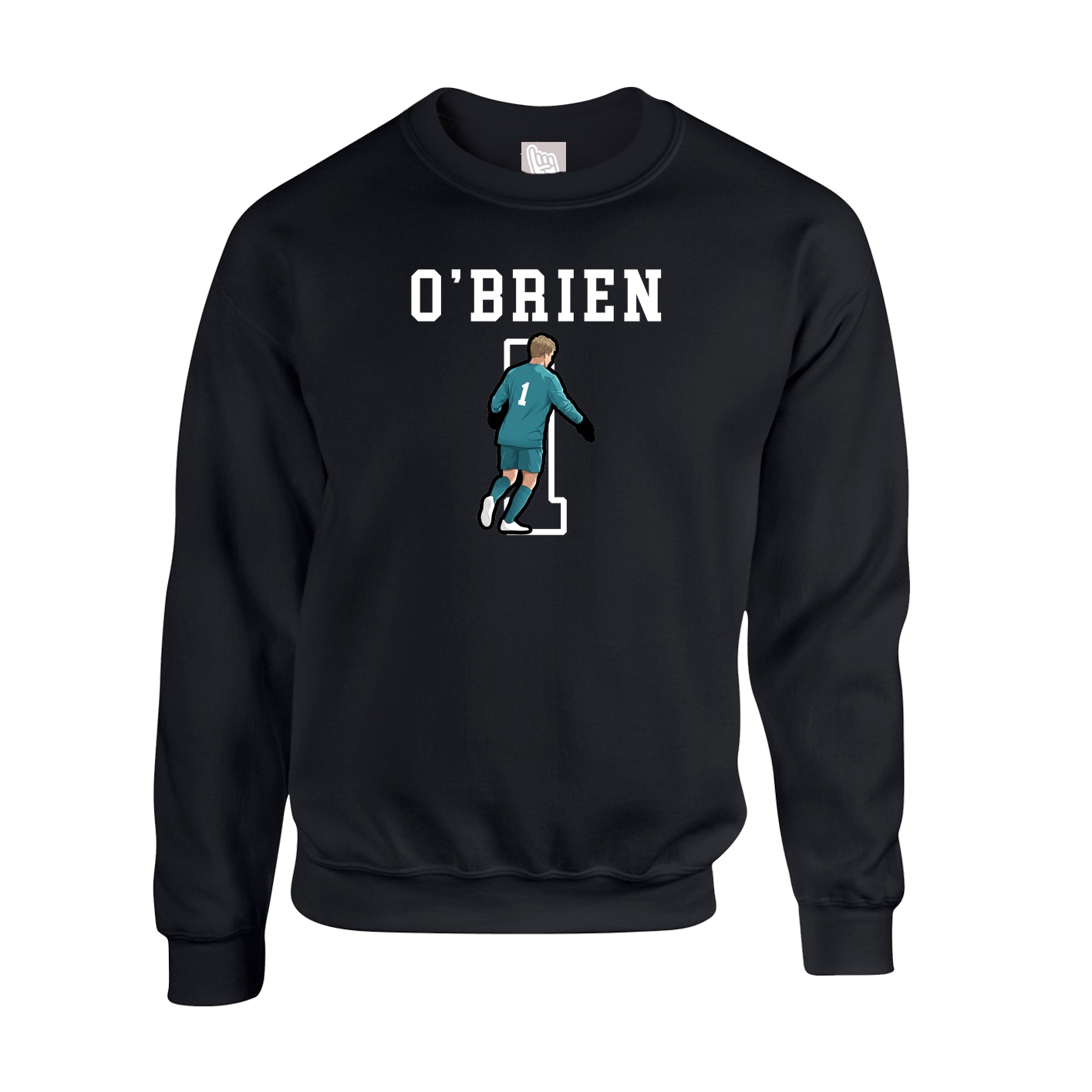 Fleece Crew — Shirsey in Black