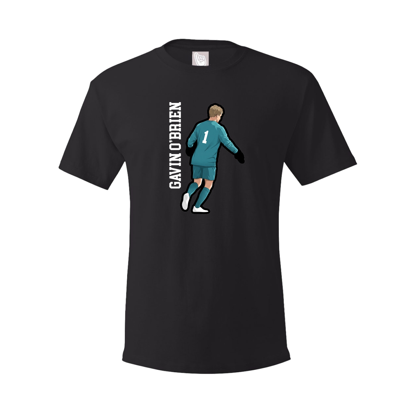 Tee — Name Vertical in Black