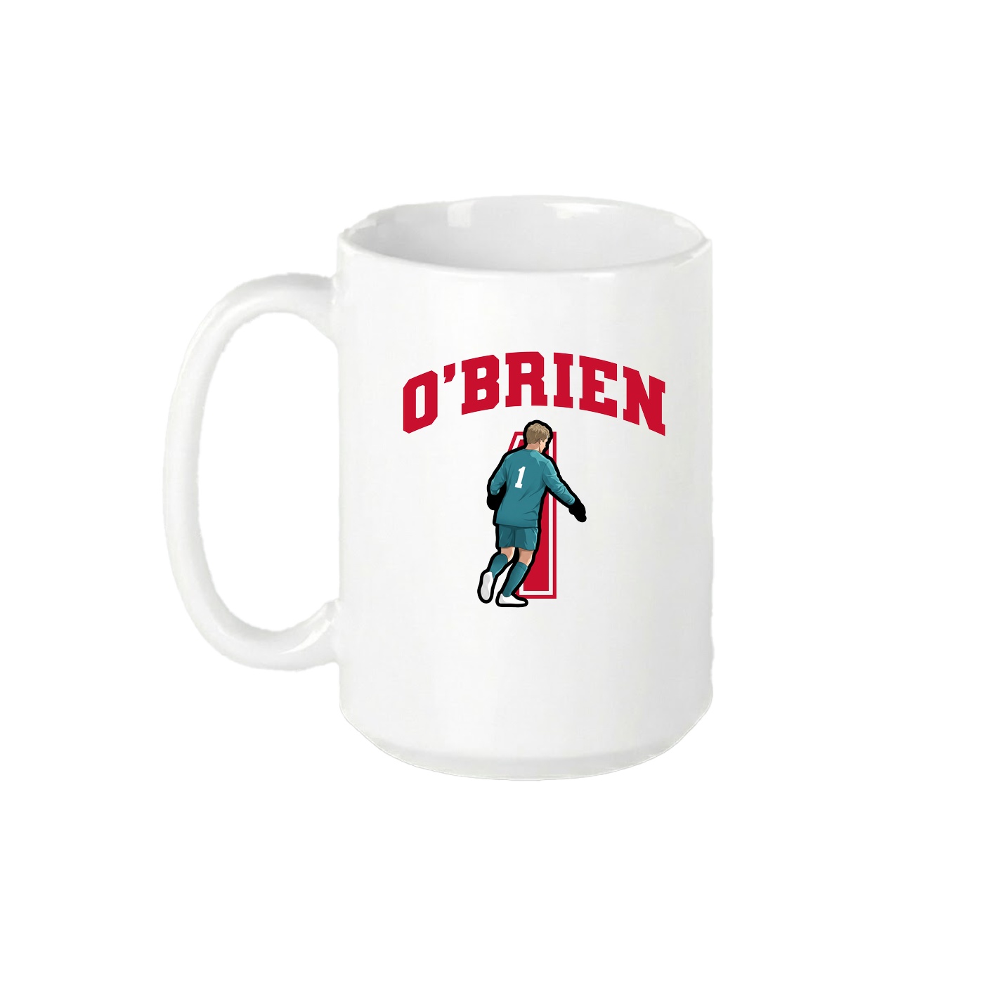 15oz Coffee Mug — Number in White