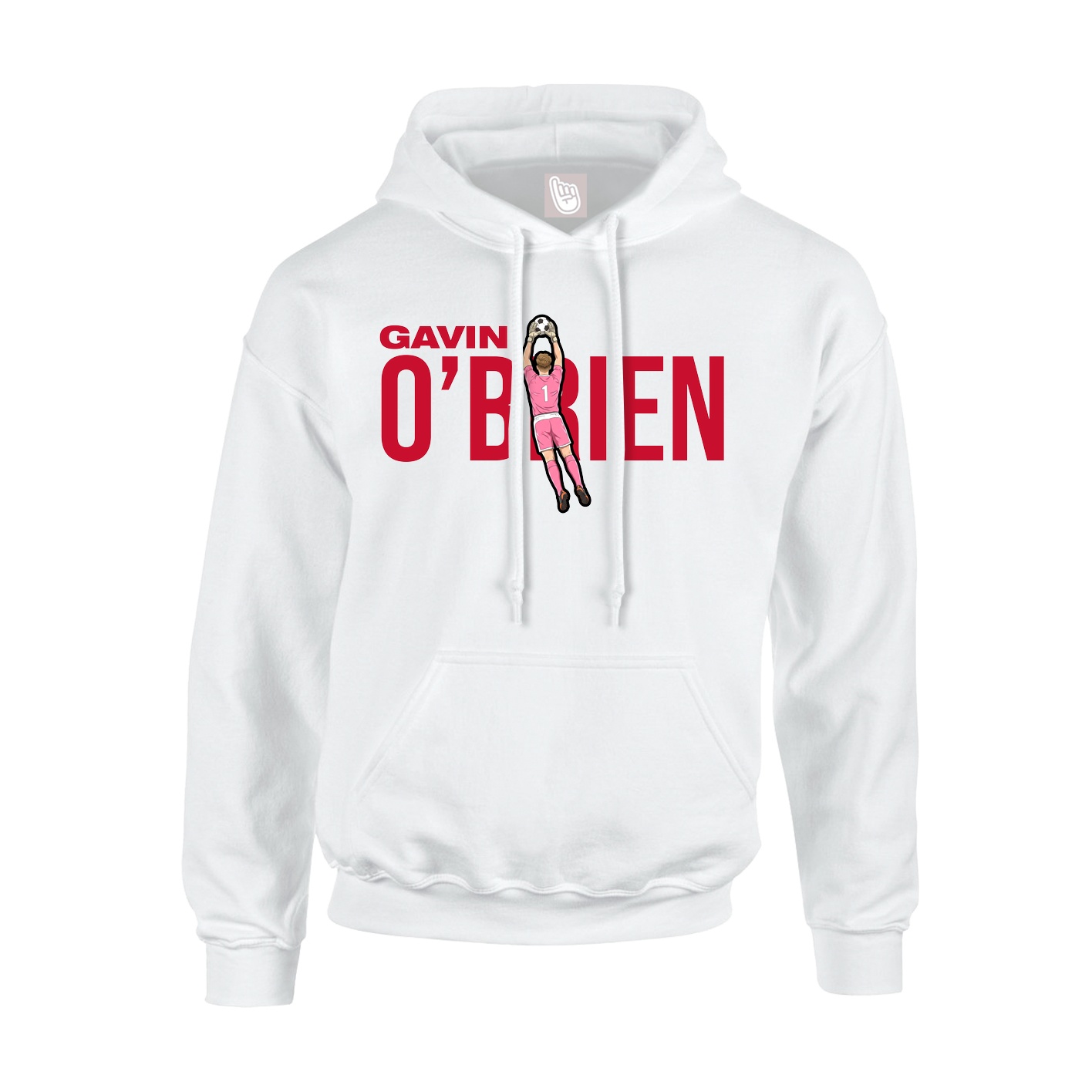 Hoodie — Player Name in White