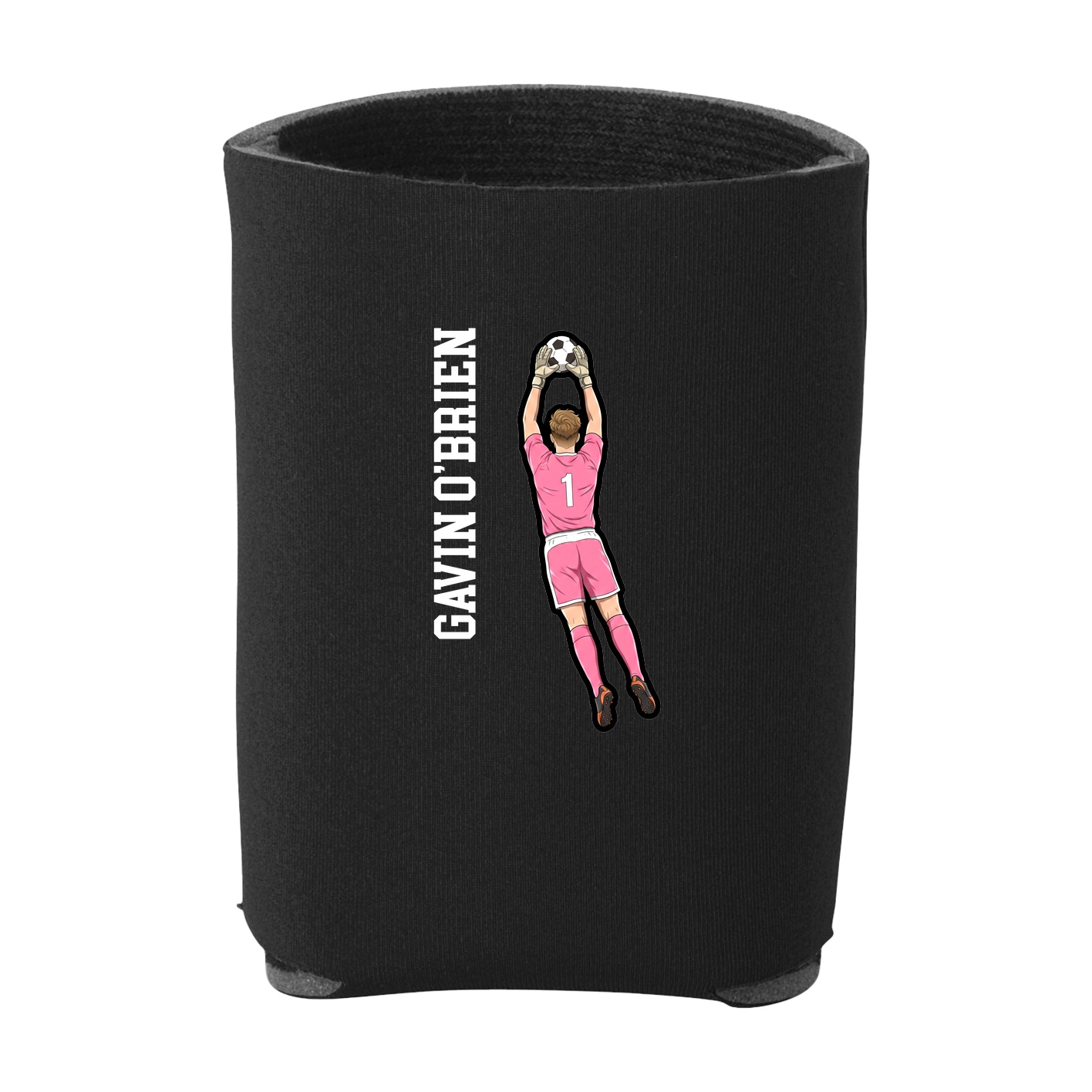 Can Holder — Name Vertical in Black