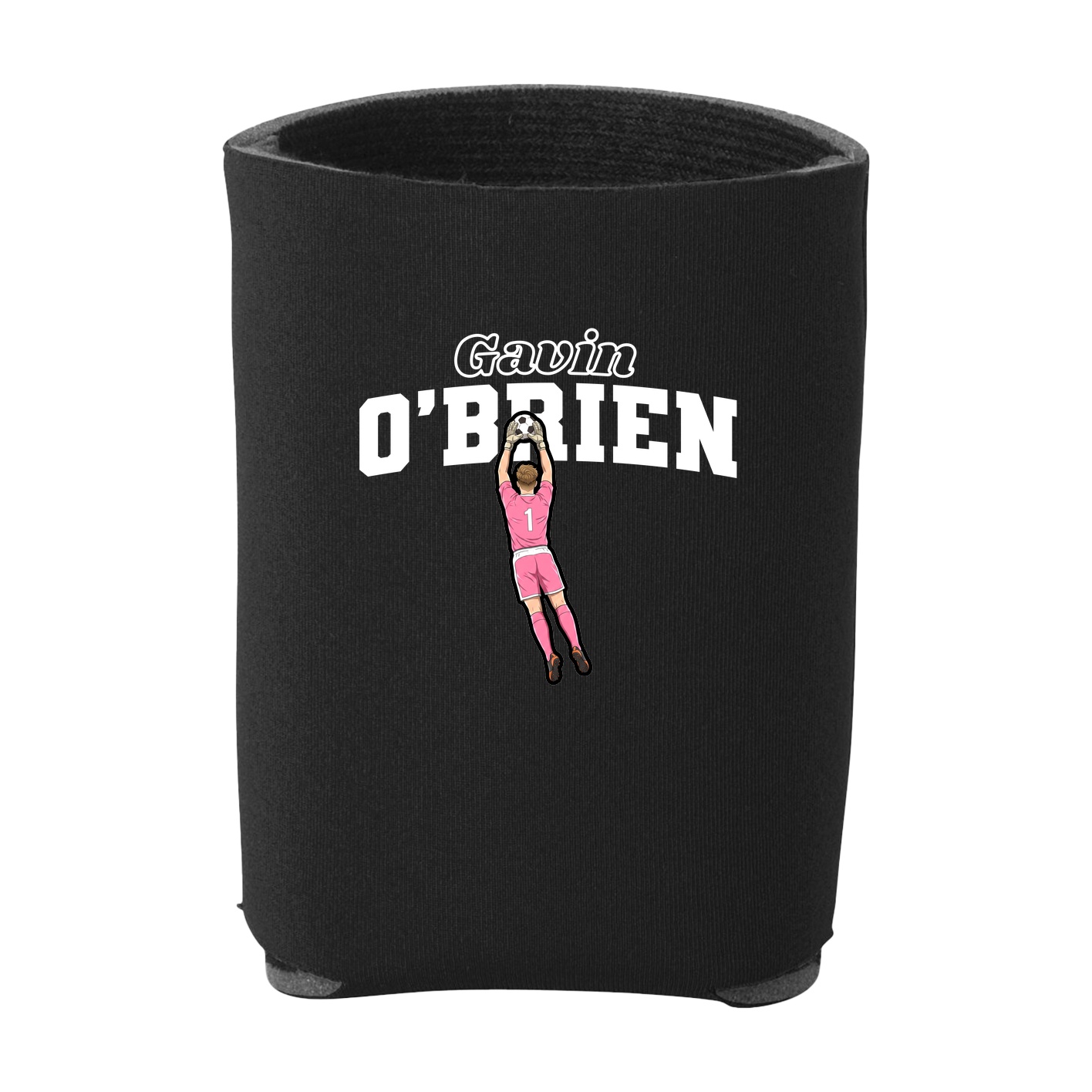 Can Holder — Name Arch in Black