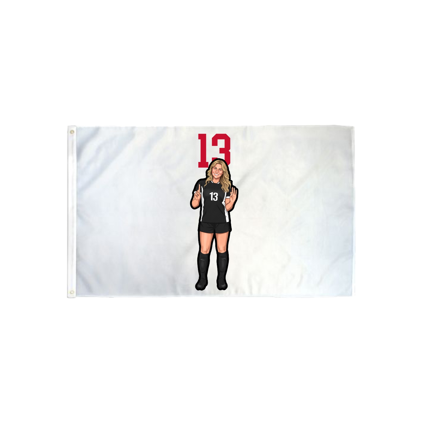 3x5 Flag — Number Top in Classic