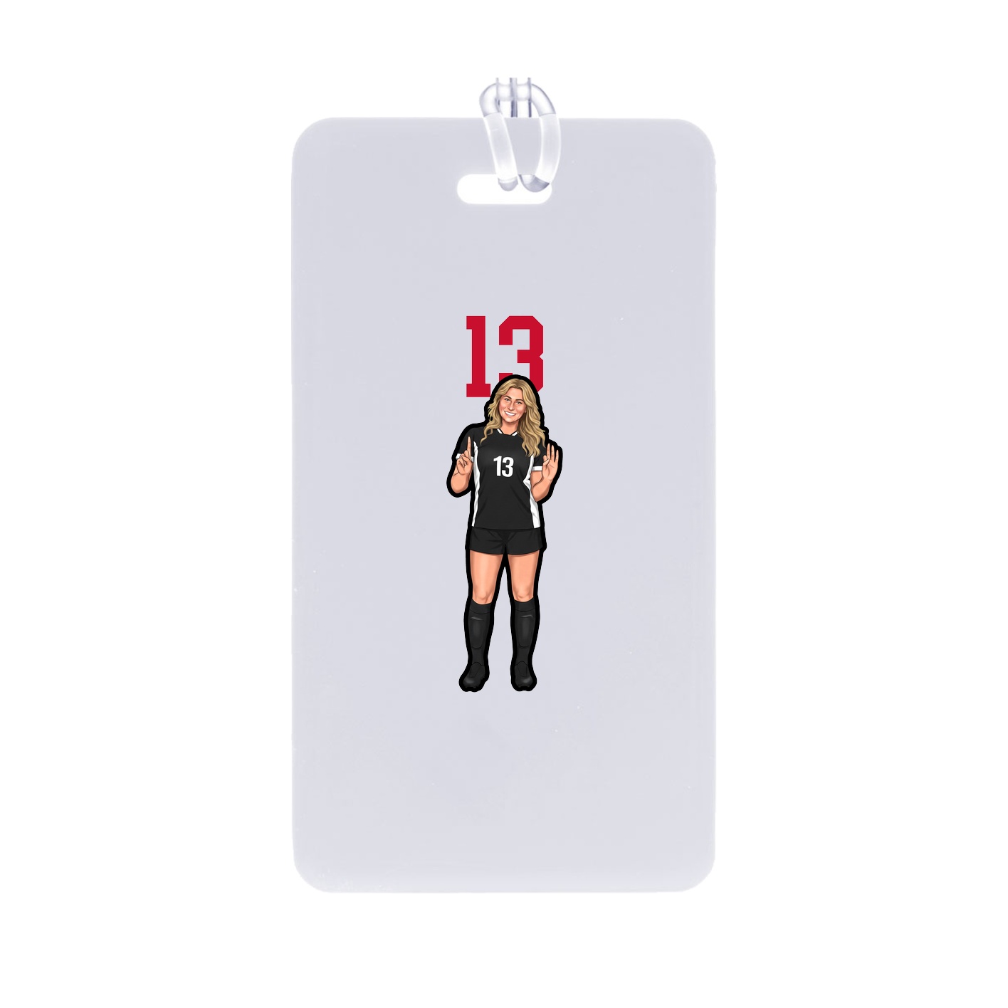 Bag Tag — Number Top in Classic