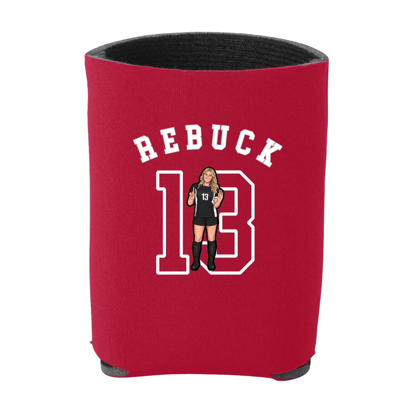 Can Holder — Shirsey Arch in Red