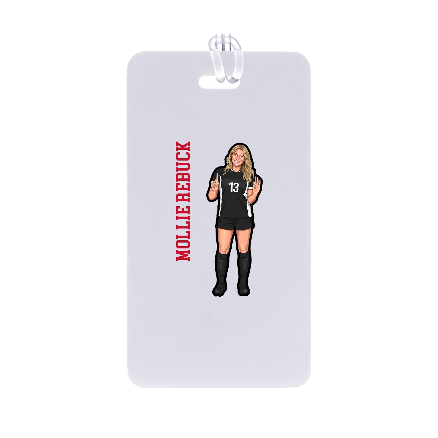 Bag Tag — Name Vertical in Classic