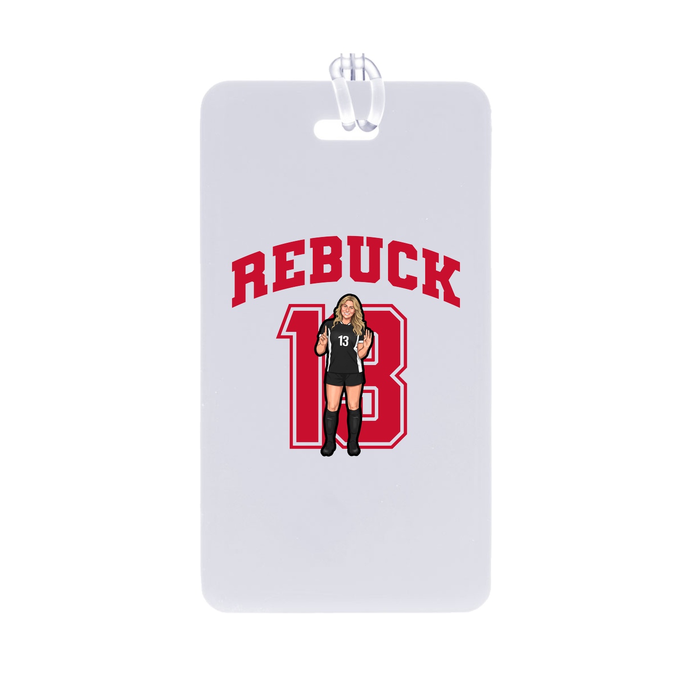 Bag Tag — Number in Classic