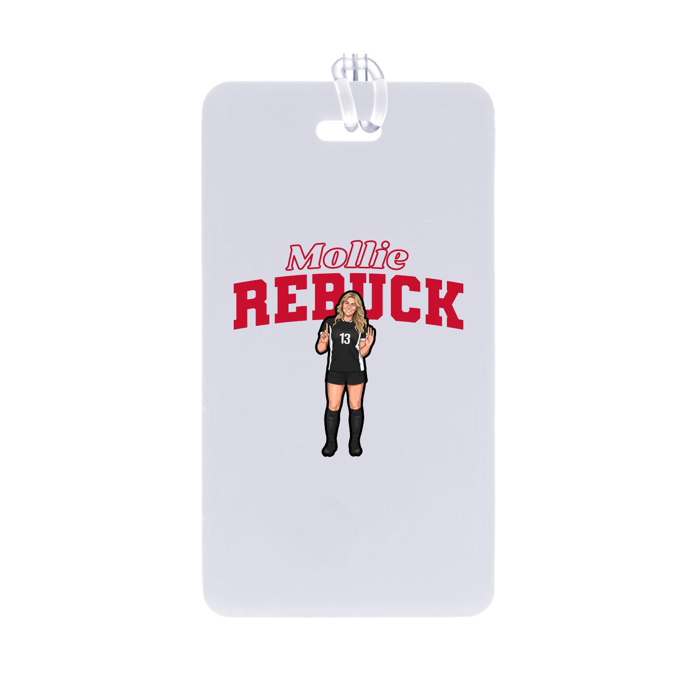 Bag Tag — Name Arch in Classic