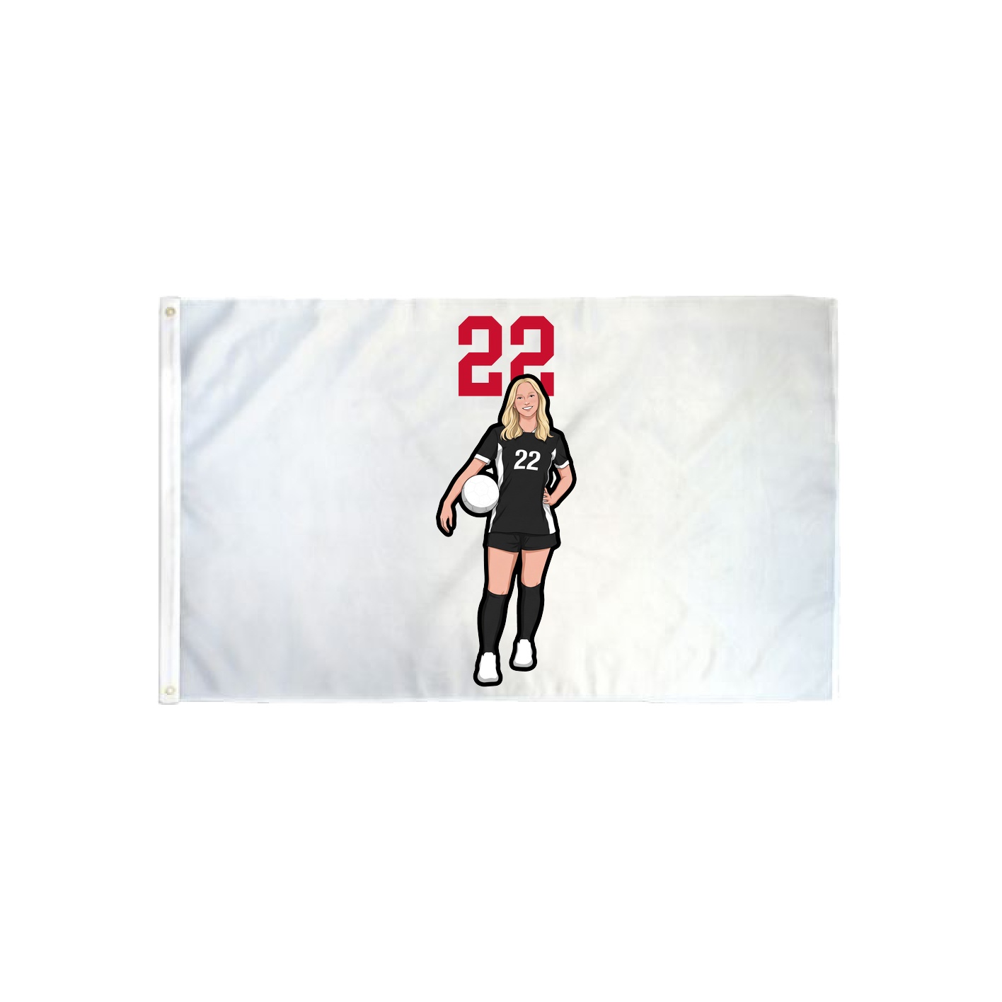 3x5 Flag — Number Top in Classic