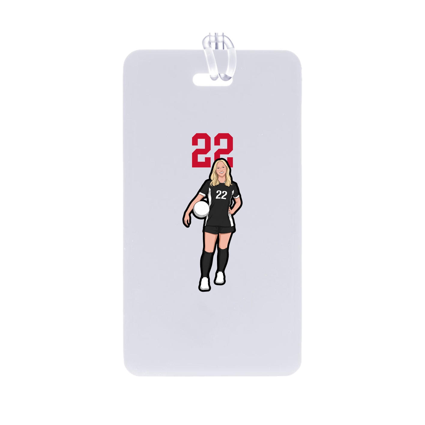 Bag Tag — Number Top in Classic