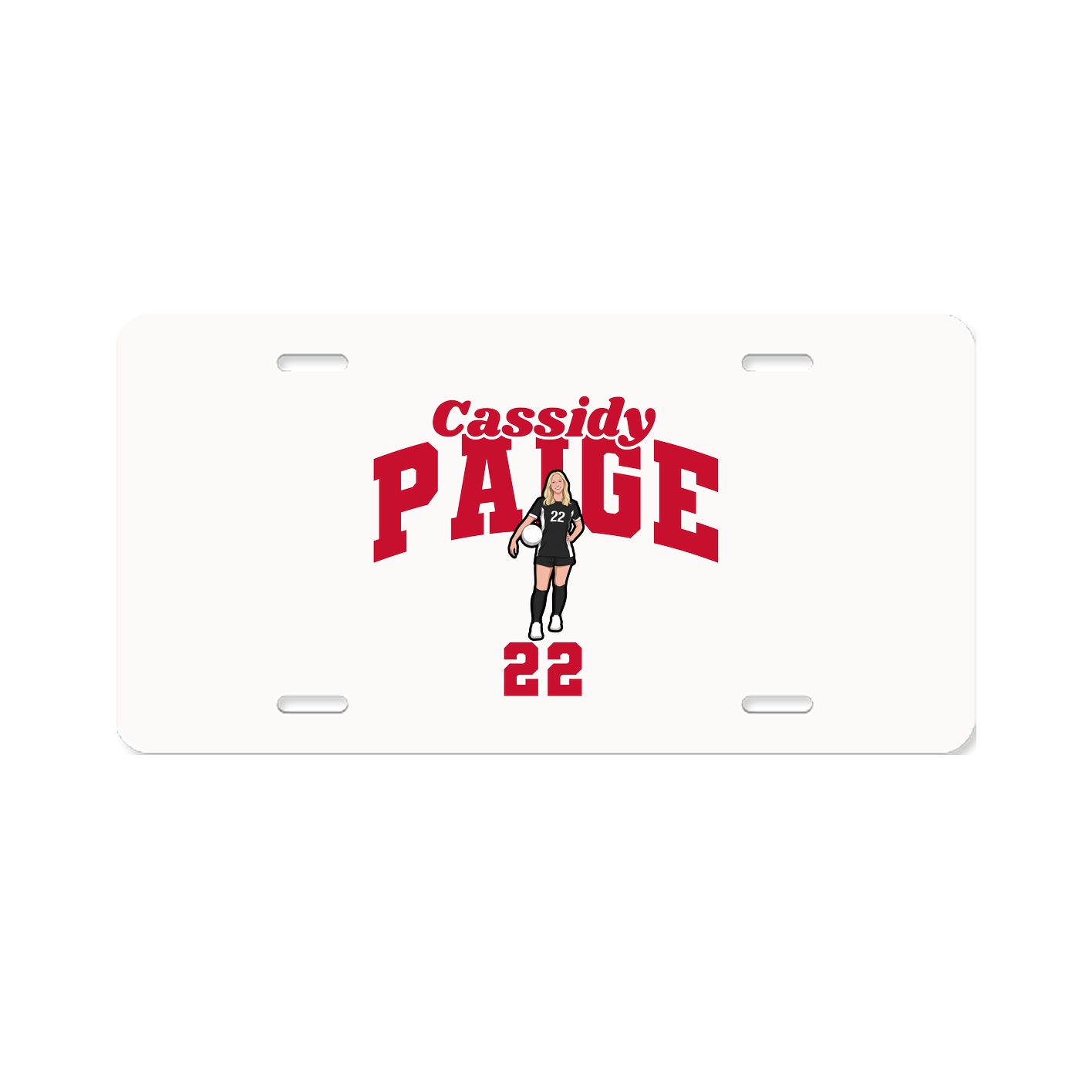 License Plate — Signature Arch in Classic