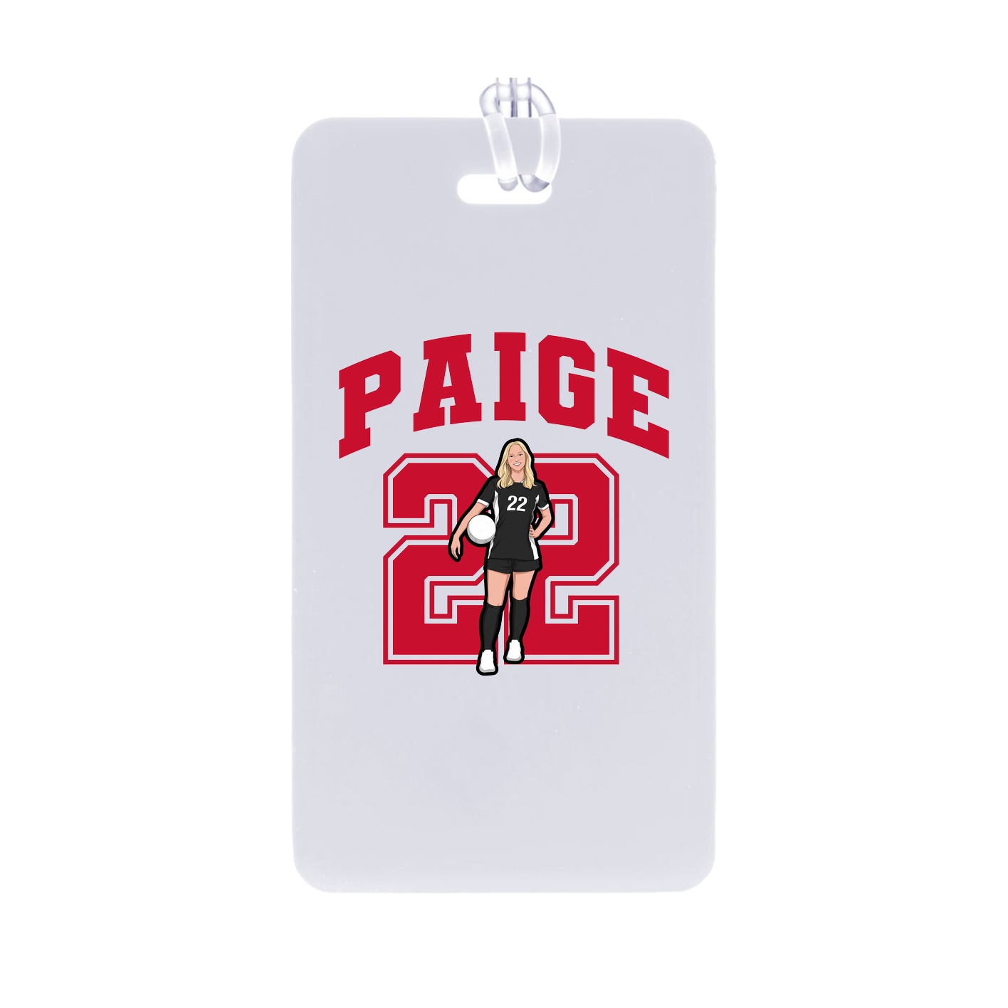 Bag Tag — Number in Classic
